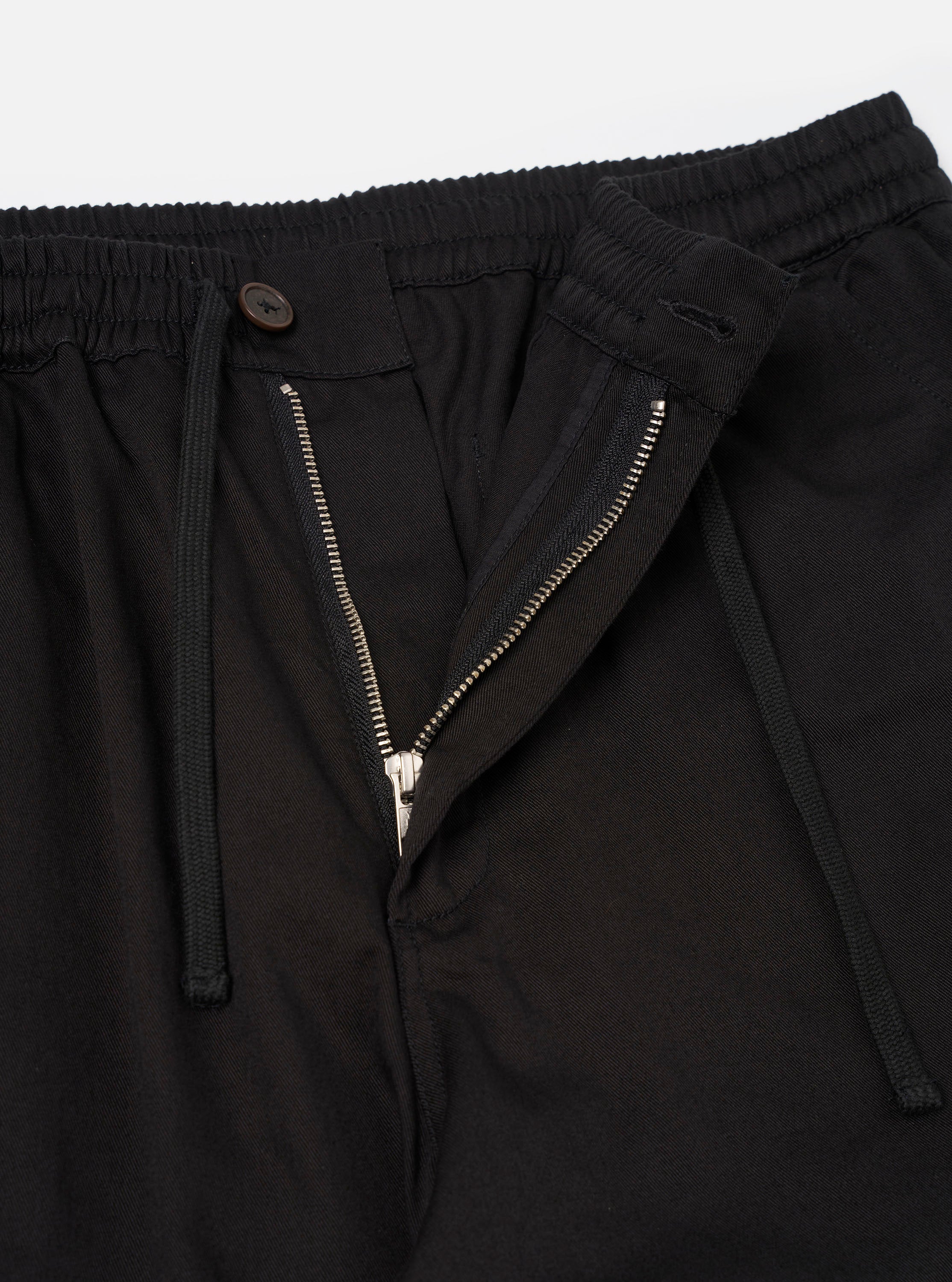 Men's Black Twill Hi Water Cropped Leg Trouser – Universal Works
