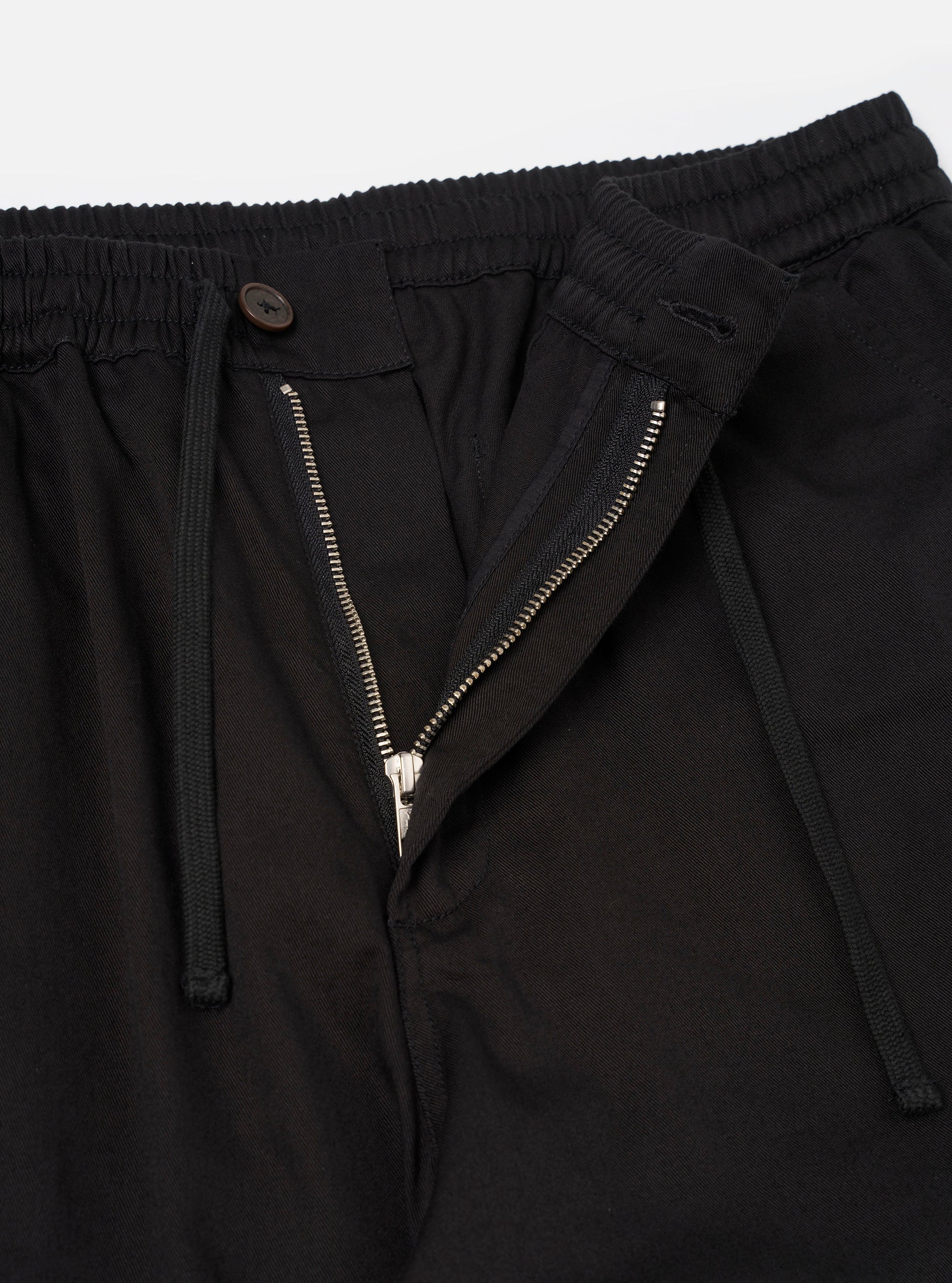 Black Twill Hi Water Trouser