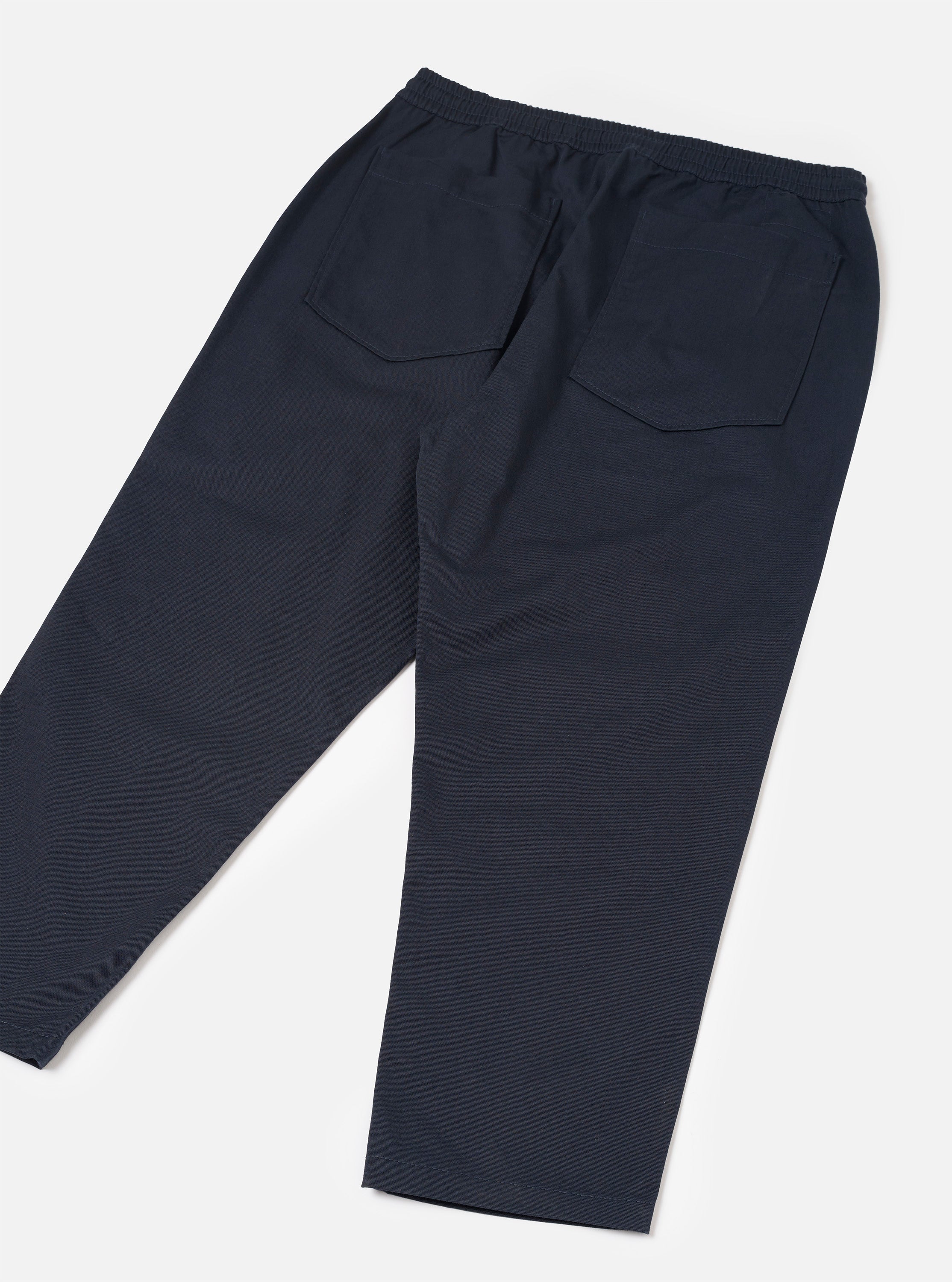 Men's Navy Twill Hi Water Cropped Leg Trouser – Universal Works