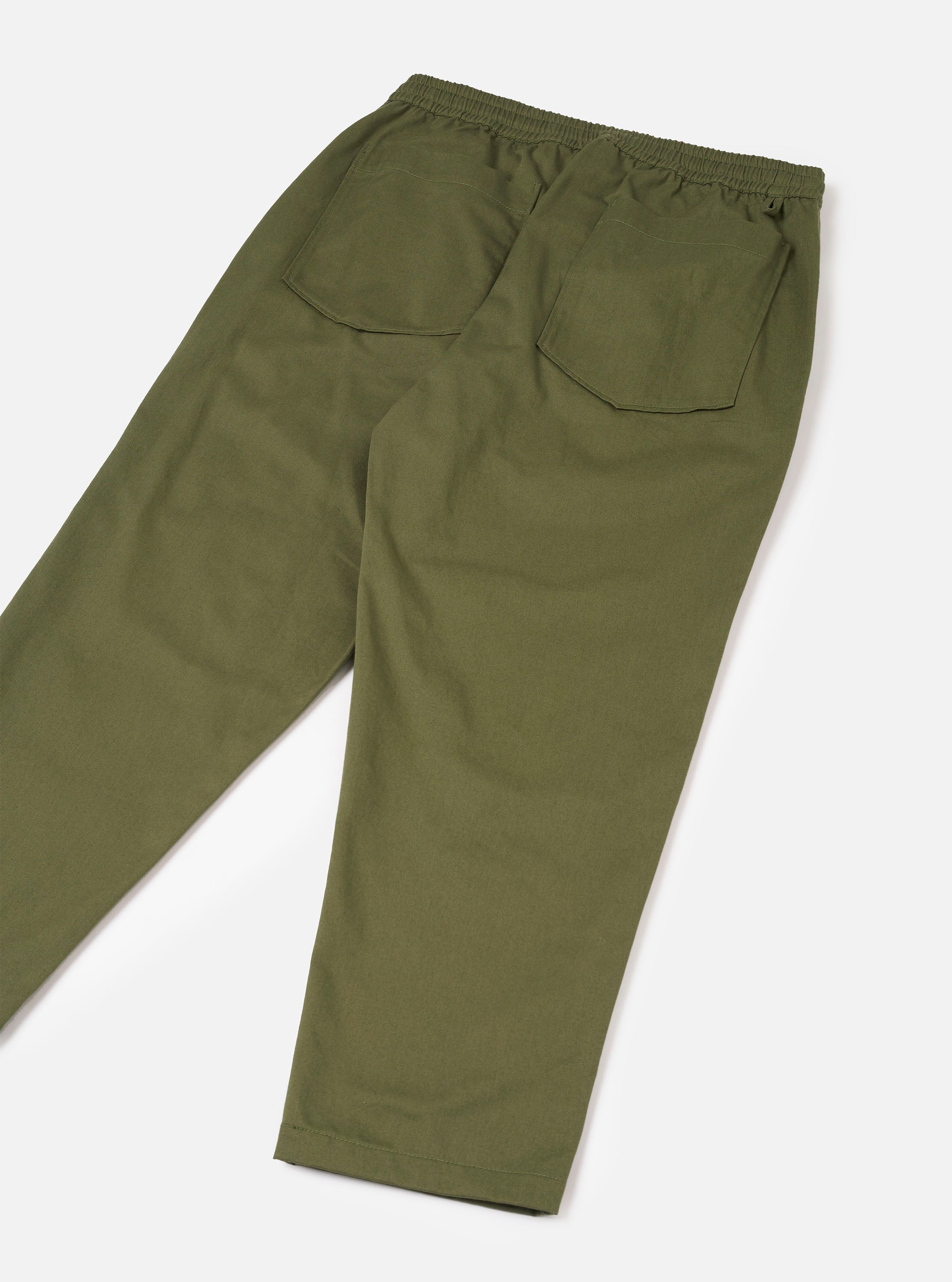 Men's Olive Green Twill Hi Water Cropped Leg Trouser – Universal Works