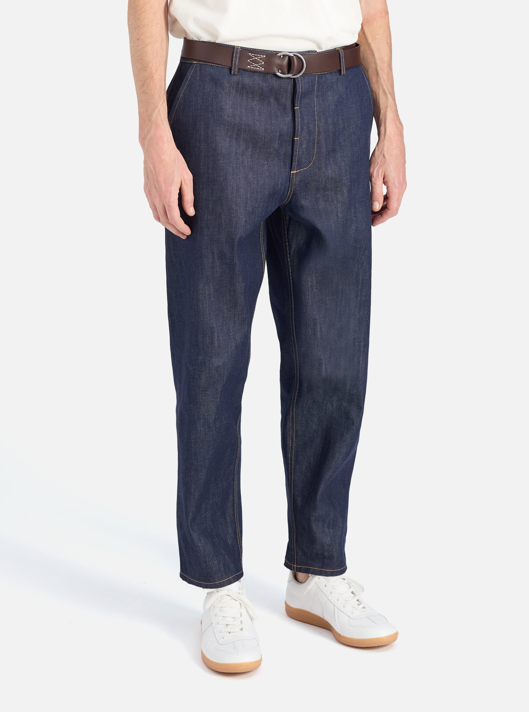 サ*君様 ALOUND SELVEDGE DENIM PANTS INDIGO Indigo 13oz Selvedge Denim Military Chino – Universal Works