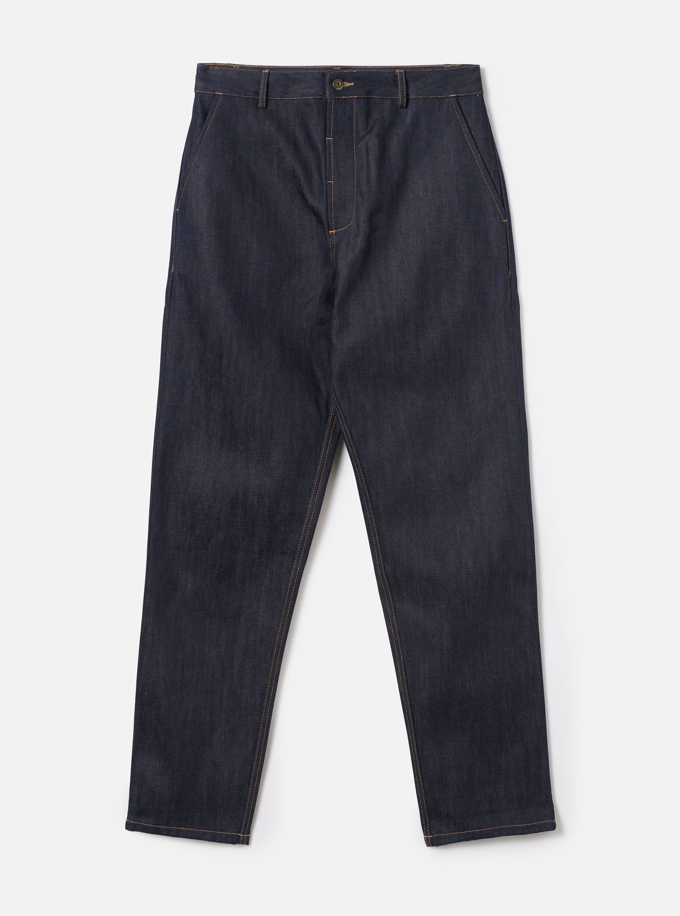 Men's Indigo 13oz Selvedge Denim Military Chino – Universal Works
