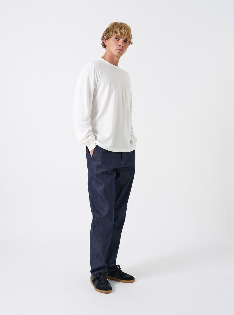 Indigo 13oz Selvedge Denim Military Chino
