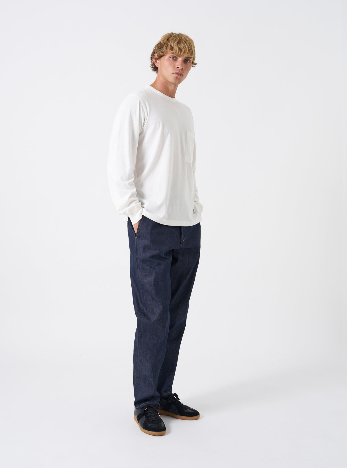 Indigo 13oz Selvedge Denim Military Chino