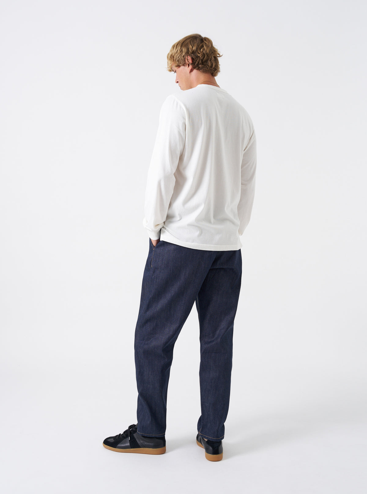 Indigo 13oz Selvedge Denim Military Chino