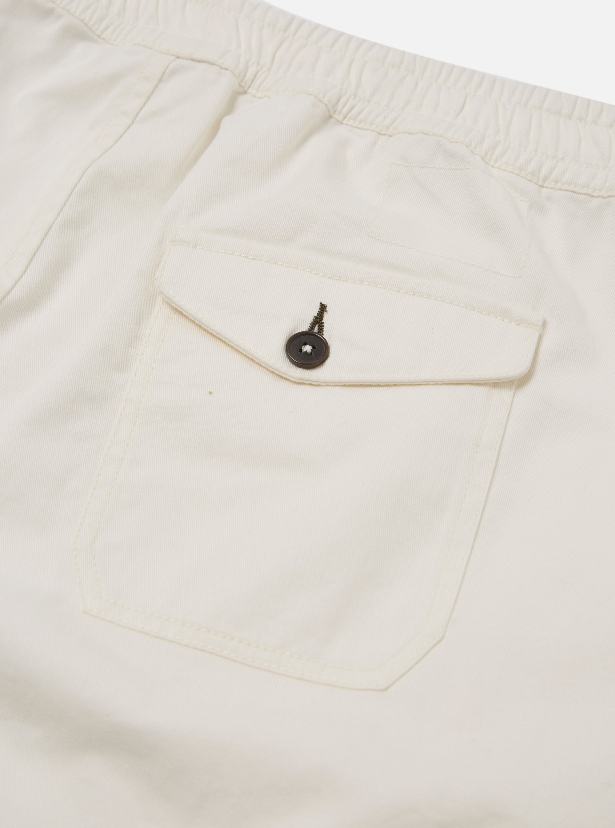 Ecru Twill Beach Short