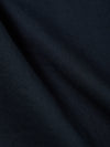 A close-up swatch image of the Navy Twill Beach Short fabric displays a deep navy blue color with a distinct diagonal twill weave pattern. The texture of the cotton material is clearly visible against a neutral background. No model or mannequin is present in this image.