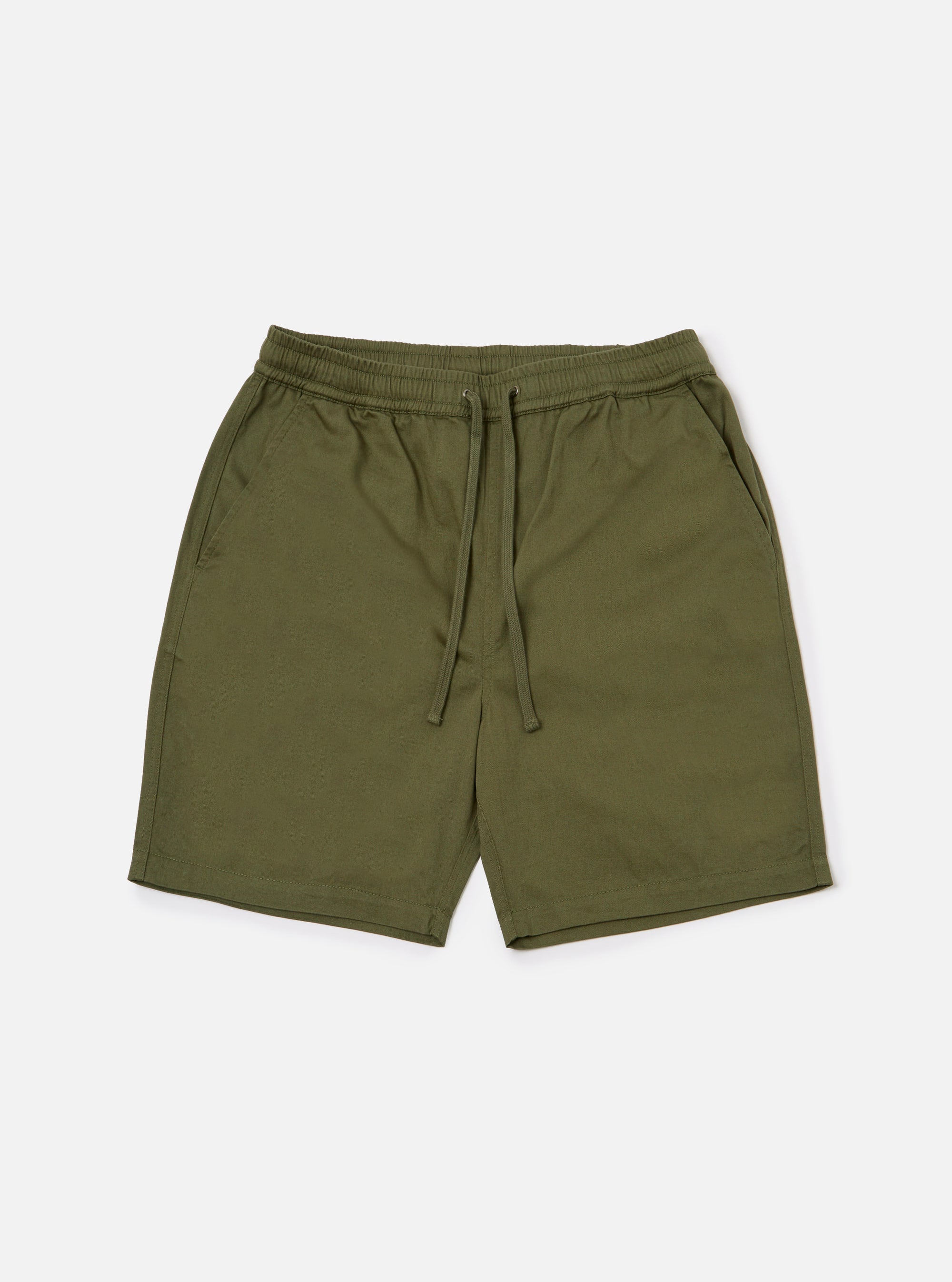 Light Olive Twill Beach Short