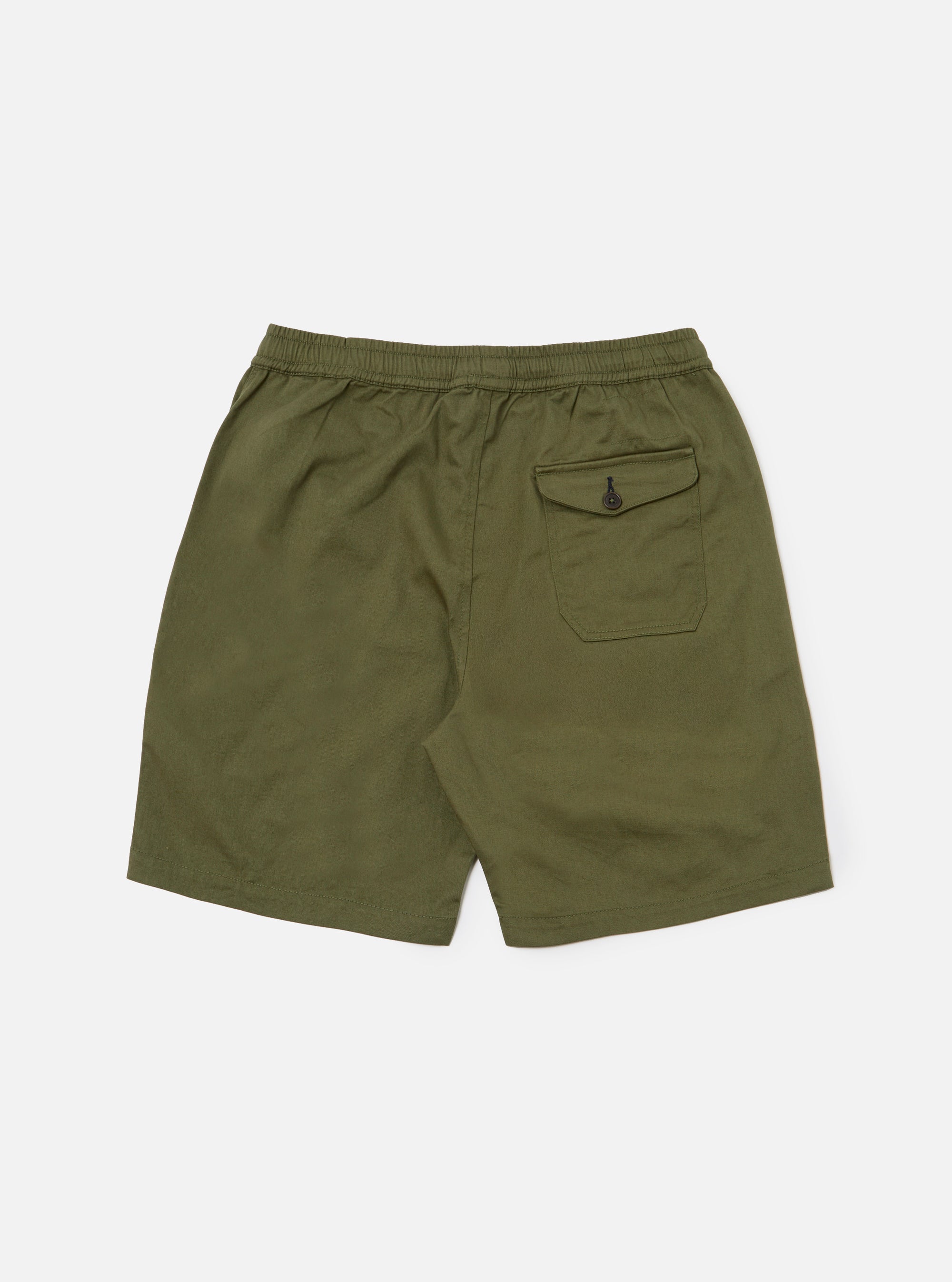Light Olive Twill Beach Short