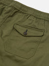 Light Olive Twill Beach Short
