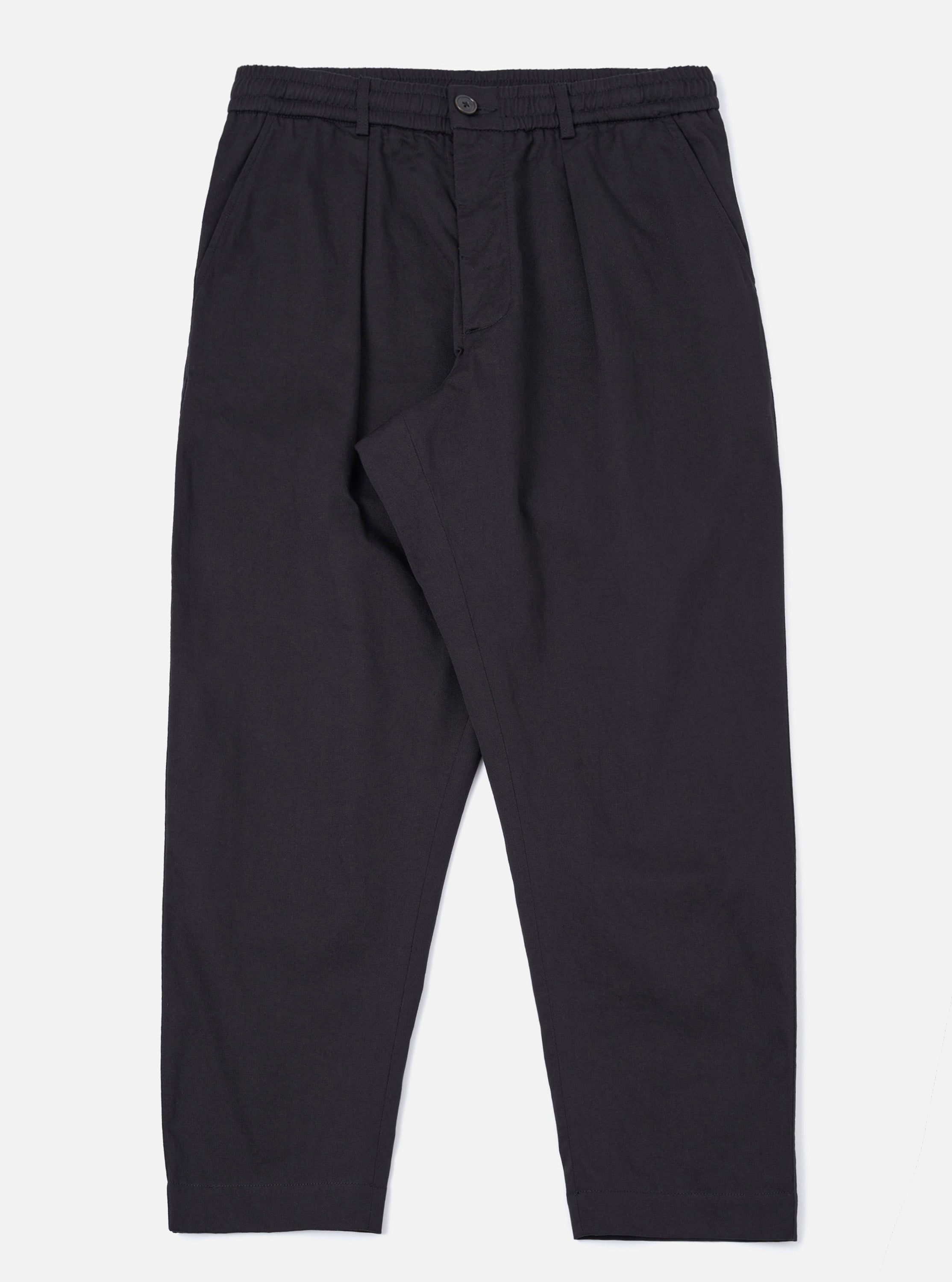Men's Navy Twill Wide Leg Oxford Pant – Universal Works