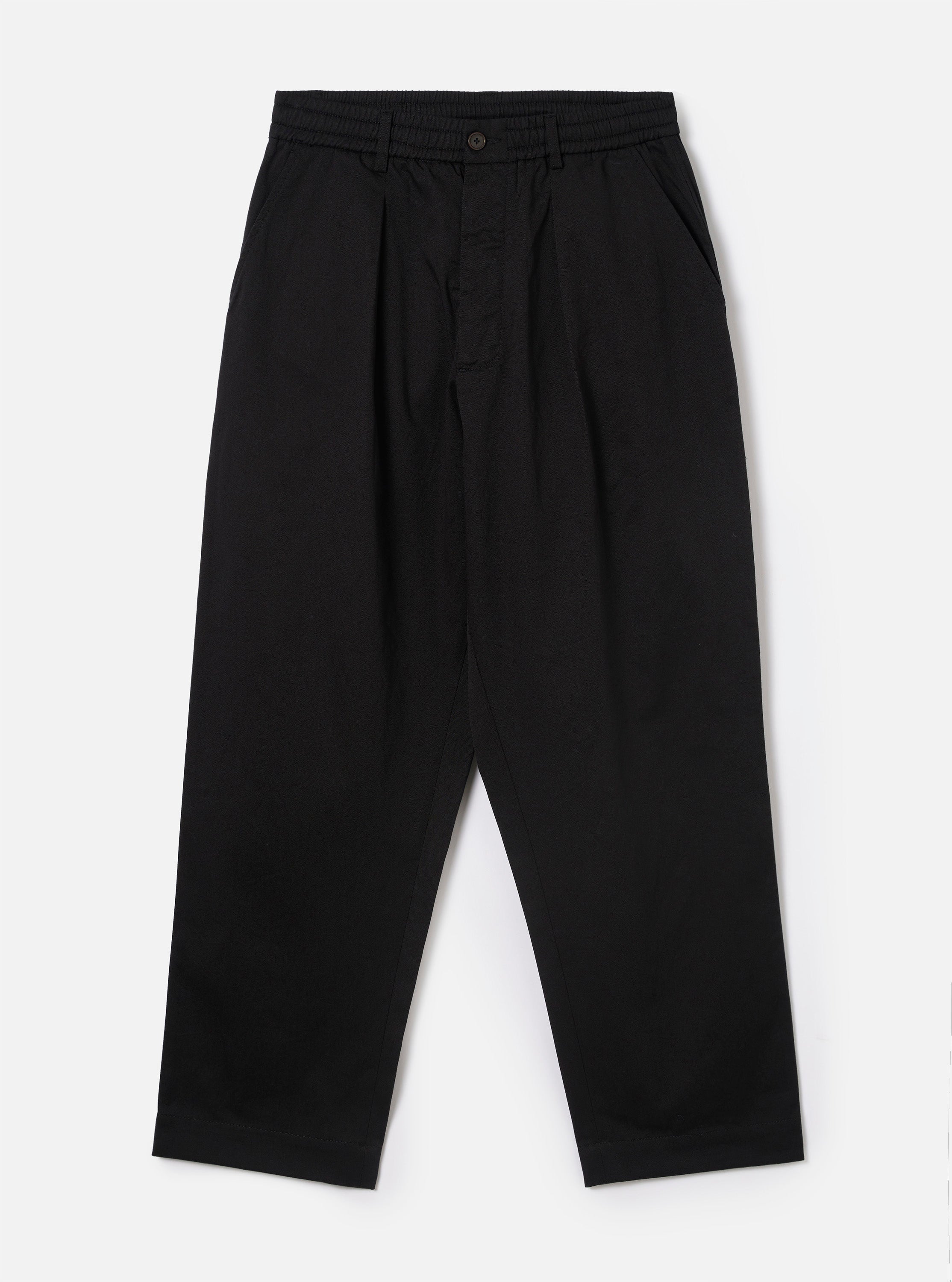 Men's Black Twill Wide Leg Oxford Pant – Universal Works