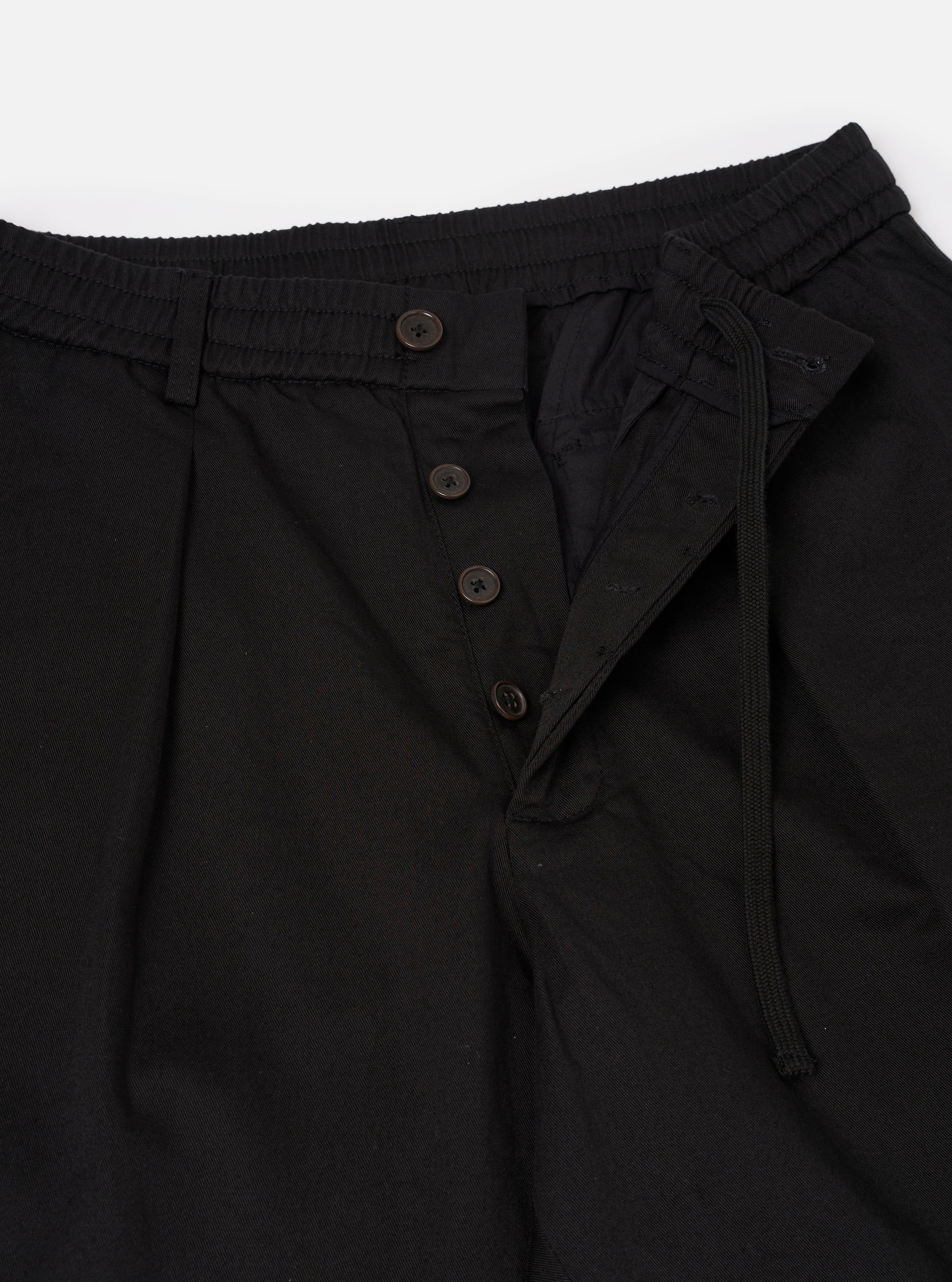 Men's Black Twill Wide Leg Oxford Pant – Universal Works