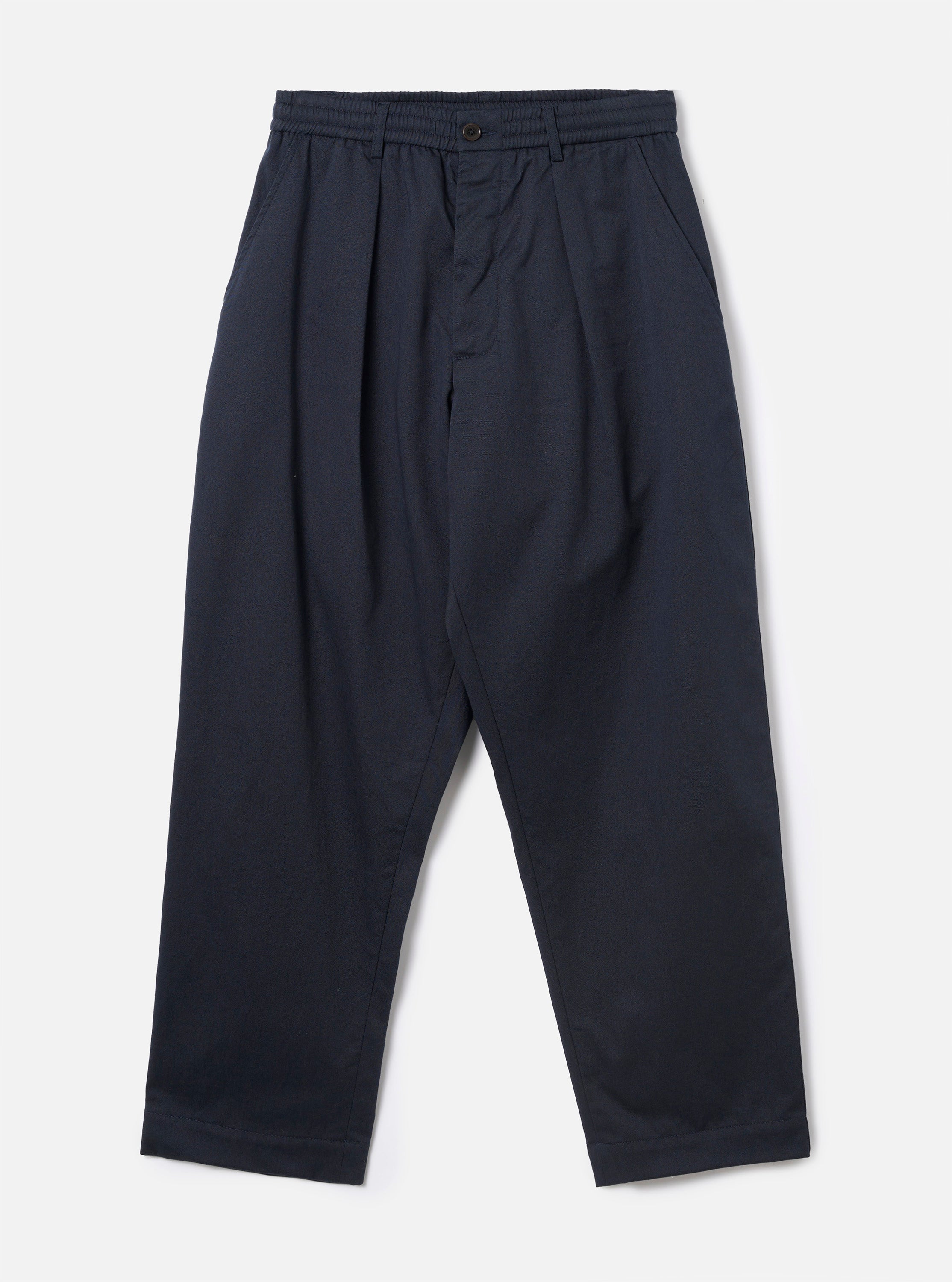 Men's Navy Twill Wide Leg Oxford Pant – Universal Works