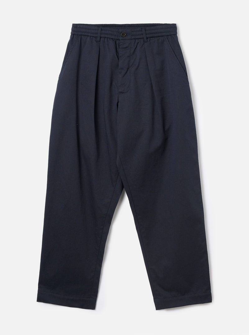 Navy Twill Oxford Pant