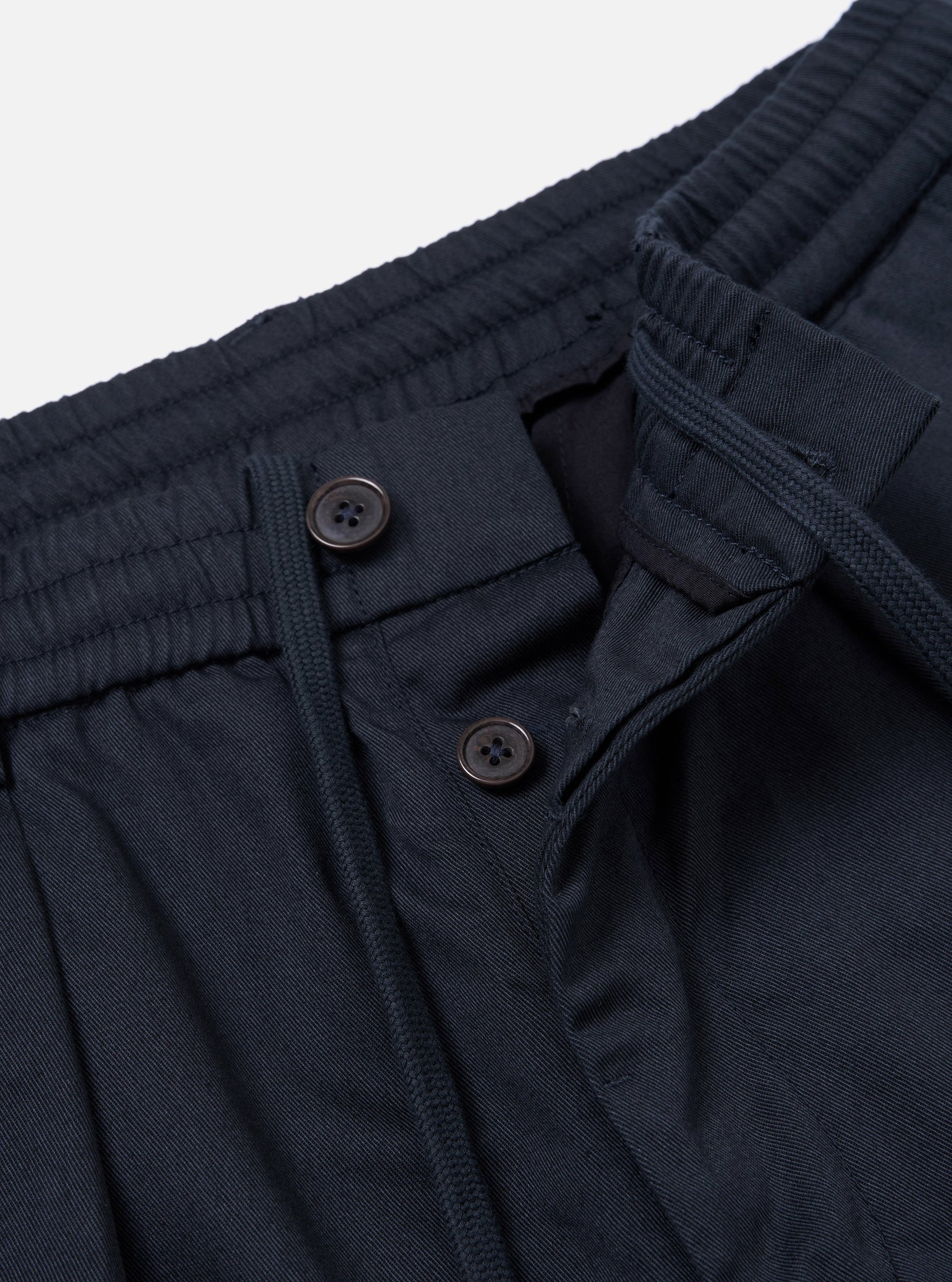 Navy Twill Oxford Pant