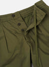 Olive Green Twill Oxford Pant