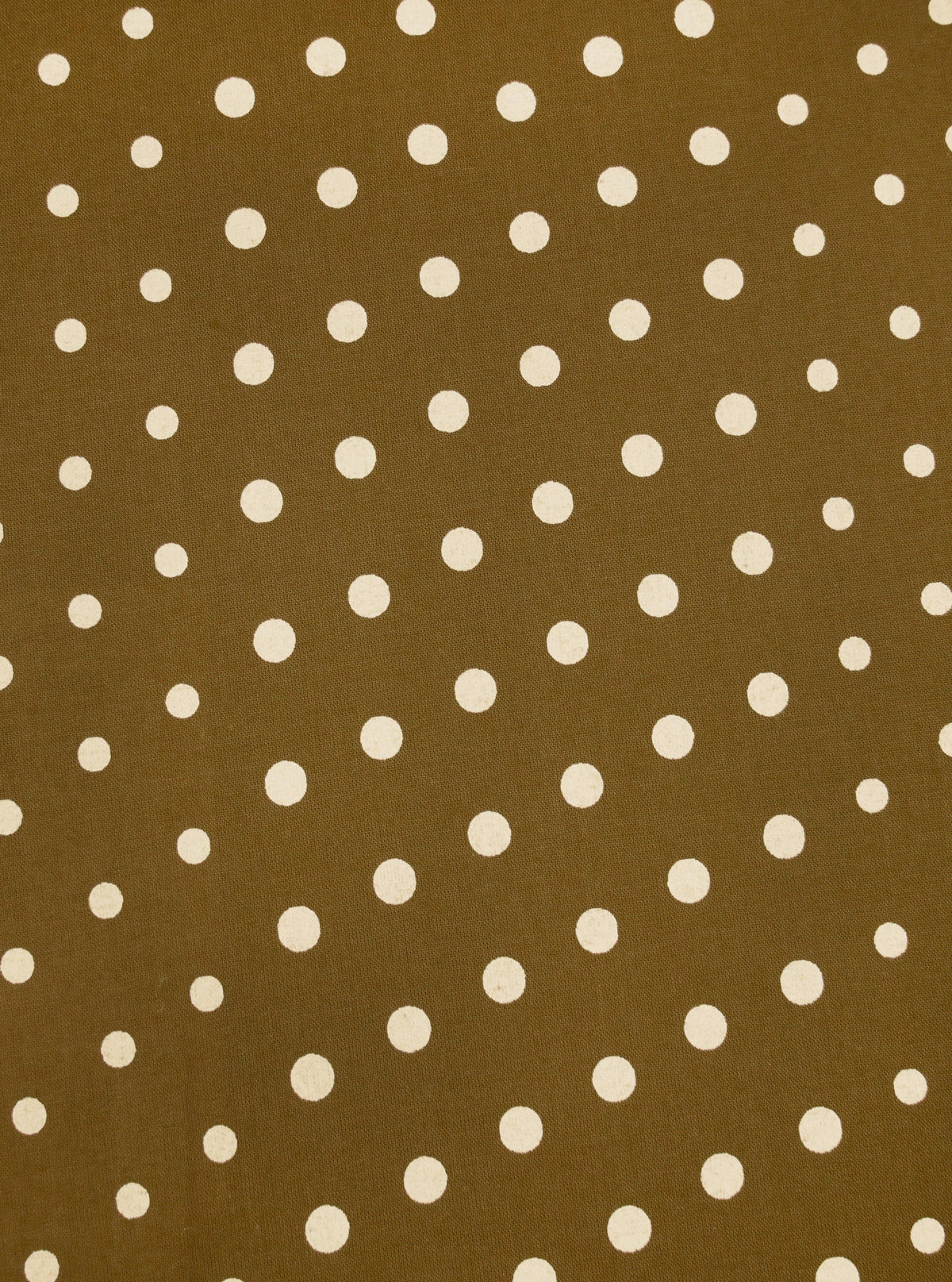 Mustard Dot Print Short Scarf