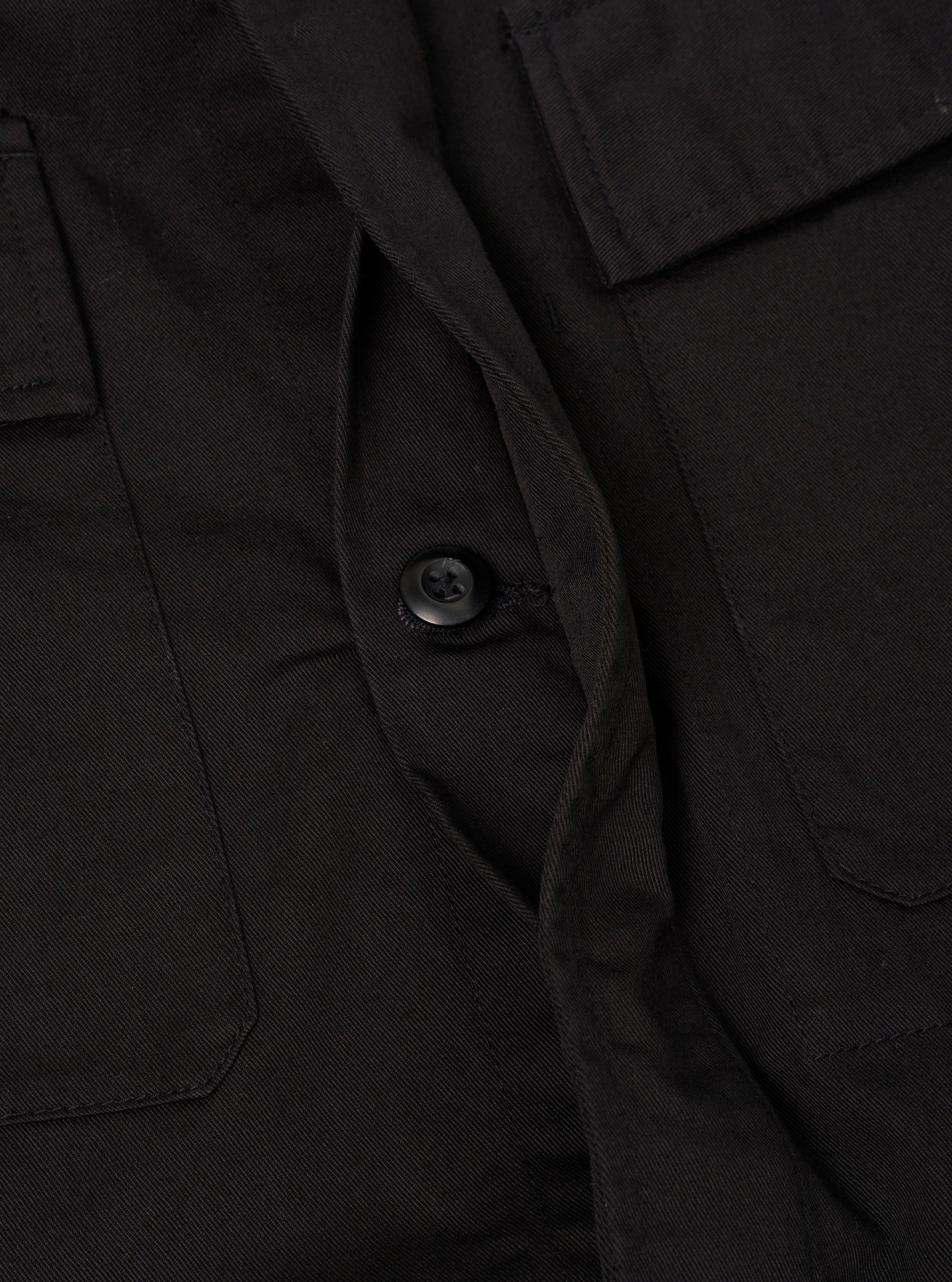 Men's Black Twill MW Fatigue Jacket – Universal Works
