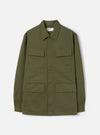 Olive Green Twill MW Fatigue Jacket