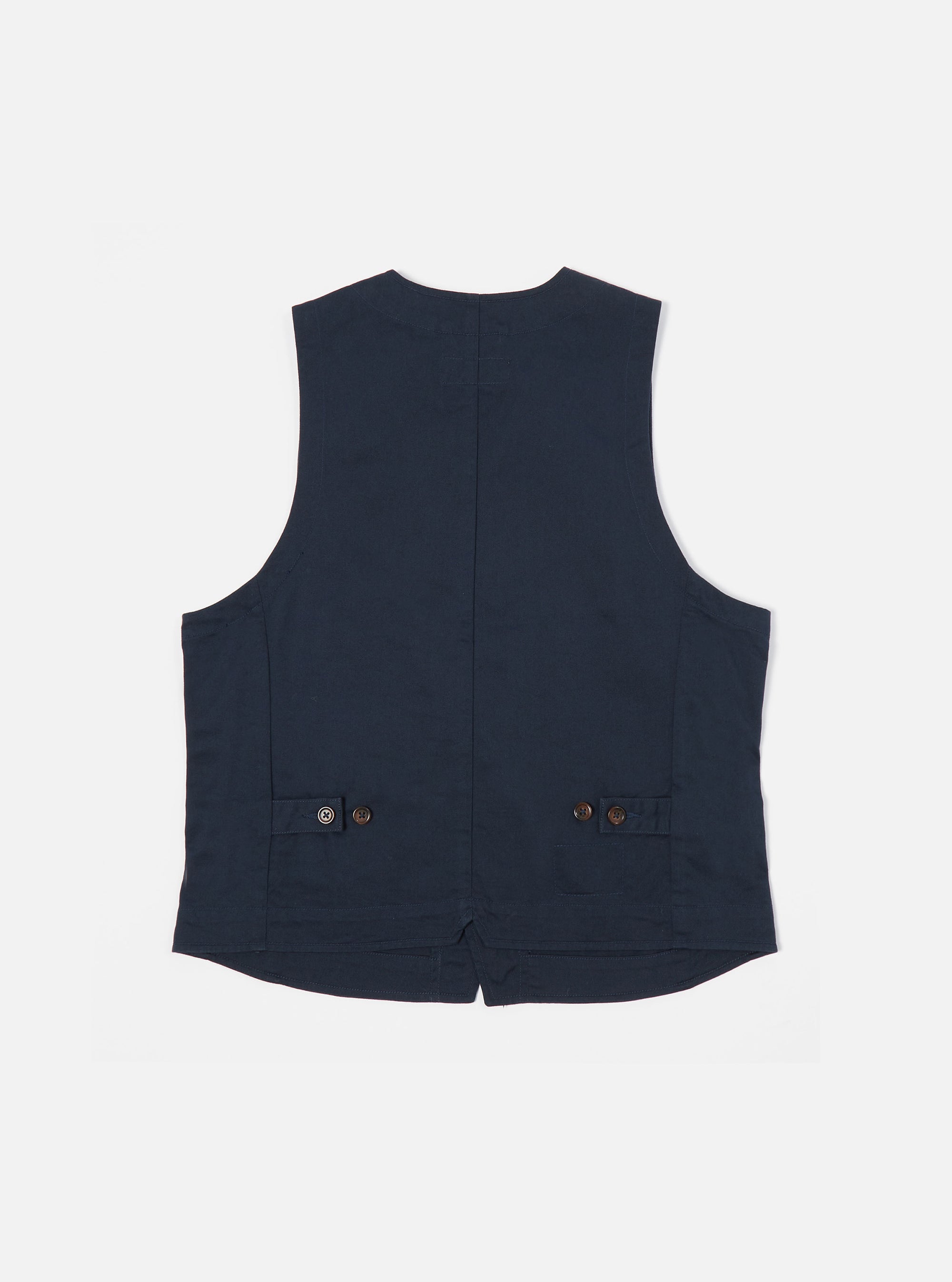 Navy Twill Field Waistcoat