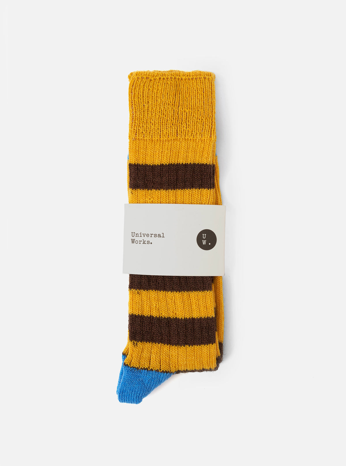 Mustard/Brown Wool Games Sock