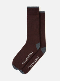 Brown Merino Merino Sock