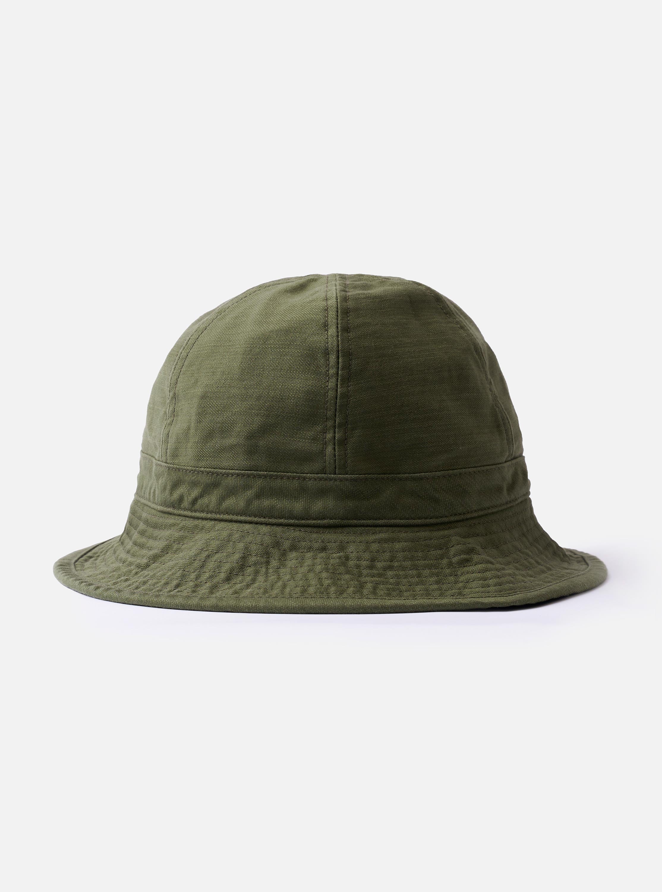 帽子 MEYAME COTTON SILK HAT cableami® Dark Olive Baker Back Satin Cotton Metro Hat – Universal