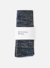Dark Navy Slub Knit Slub Sock