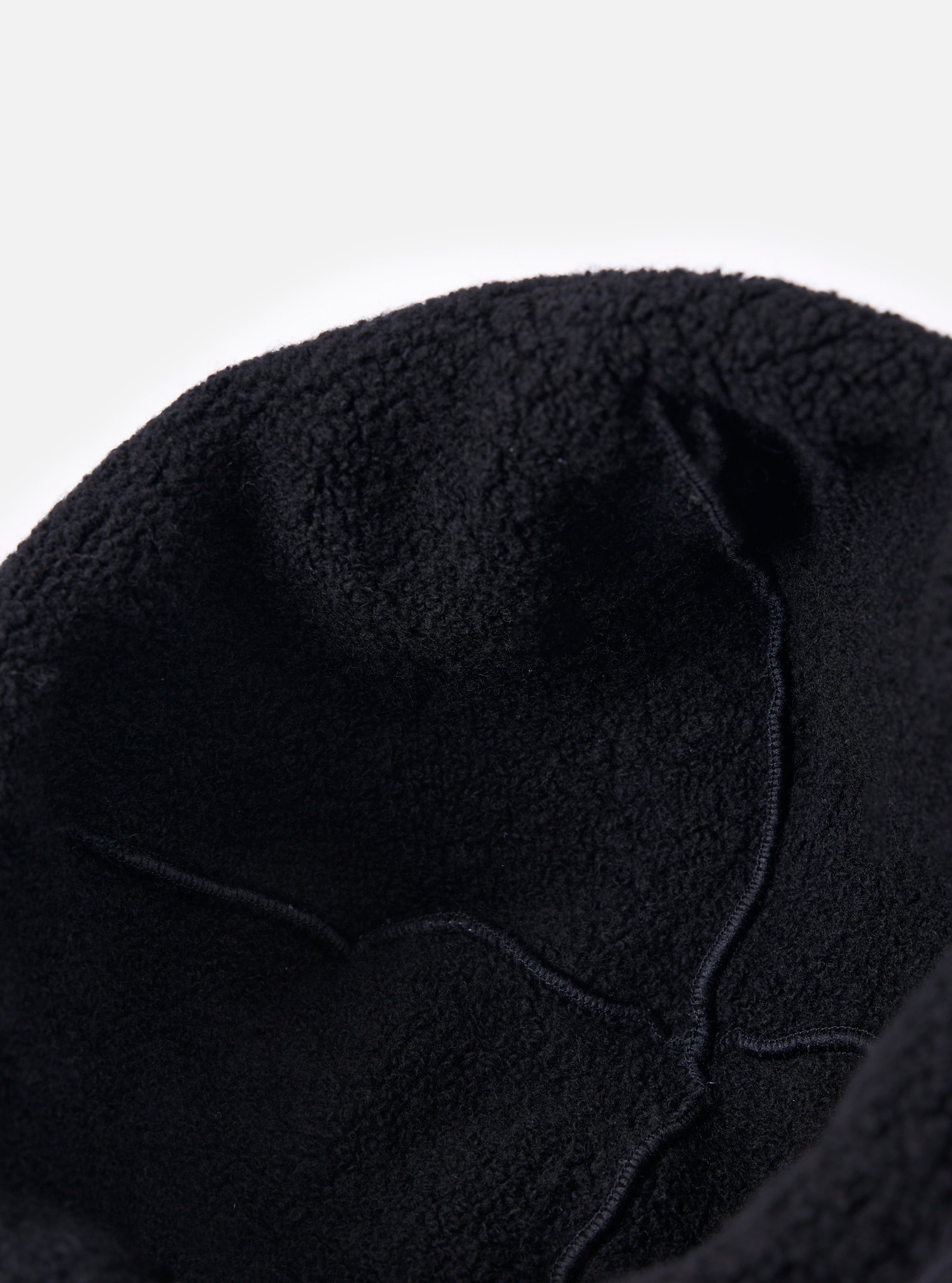 cableami® Black Recycled Wool Flight Watch Cap