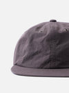The cableami Grey/Olive Cotton/Nylon B.B Cap is shown as a flat lay from the back against a plain white background. The image highlights the grey six-panel construction, the flat olive green peak, and the integrated elasticated band at the rear for a comfortable fit.