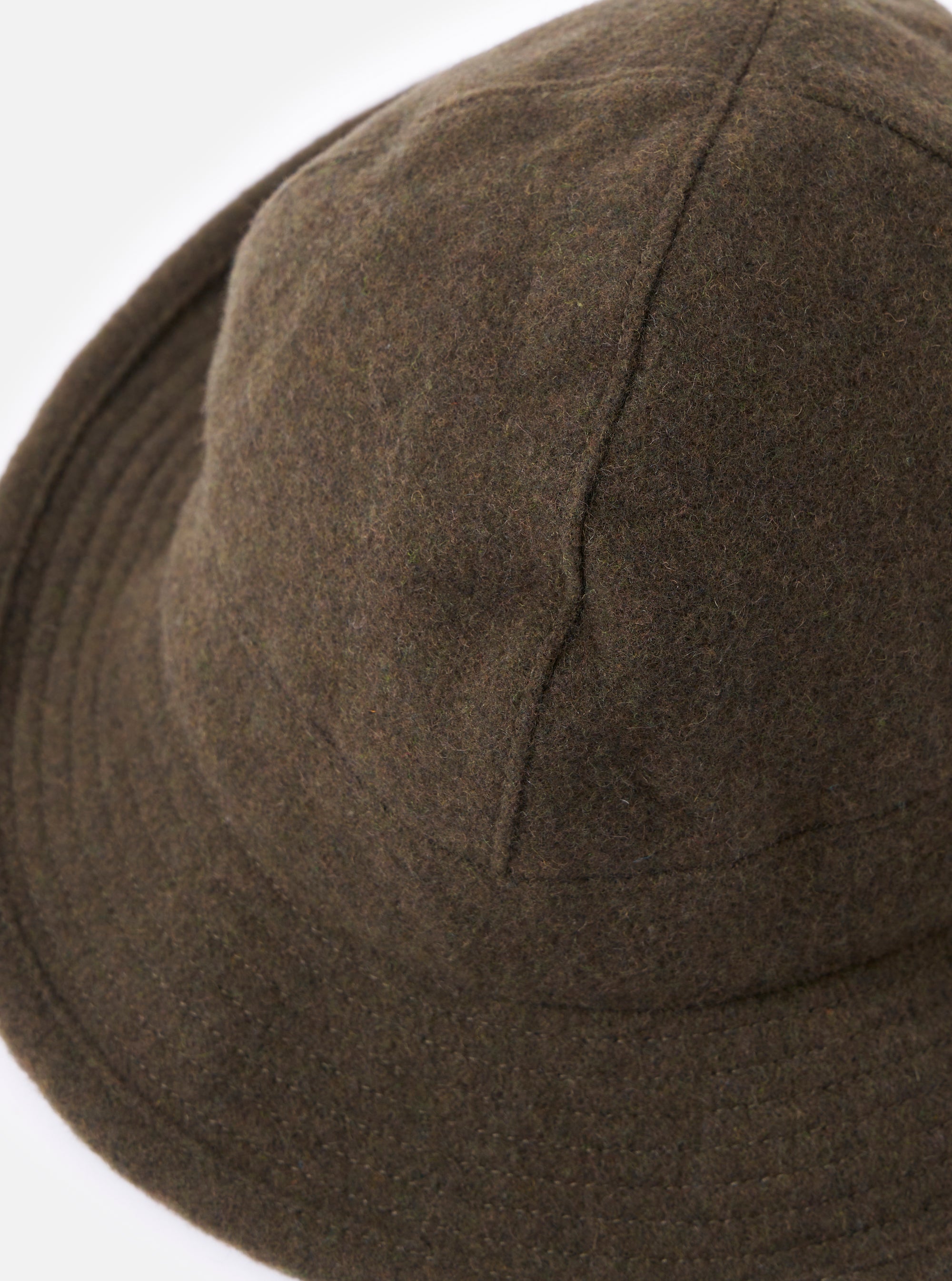 cableami® Olive Recycled Wool Army Hat