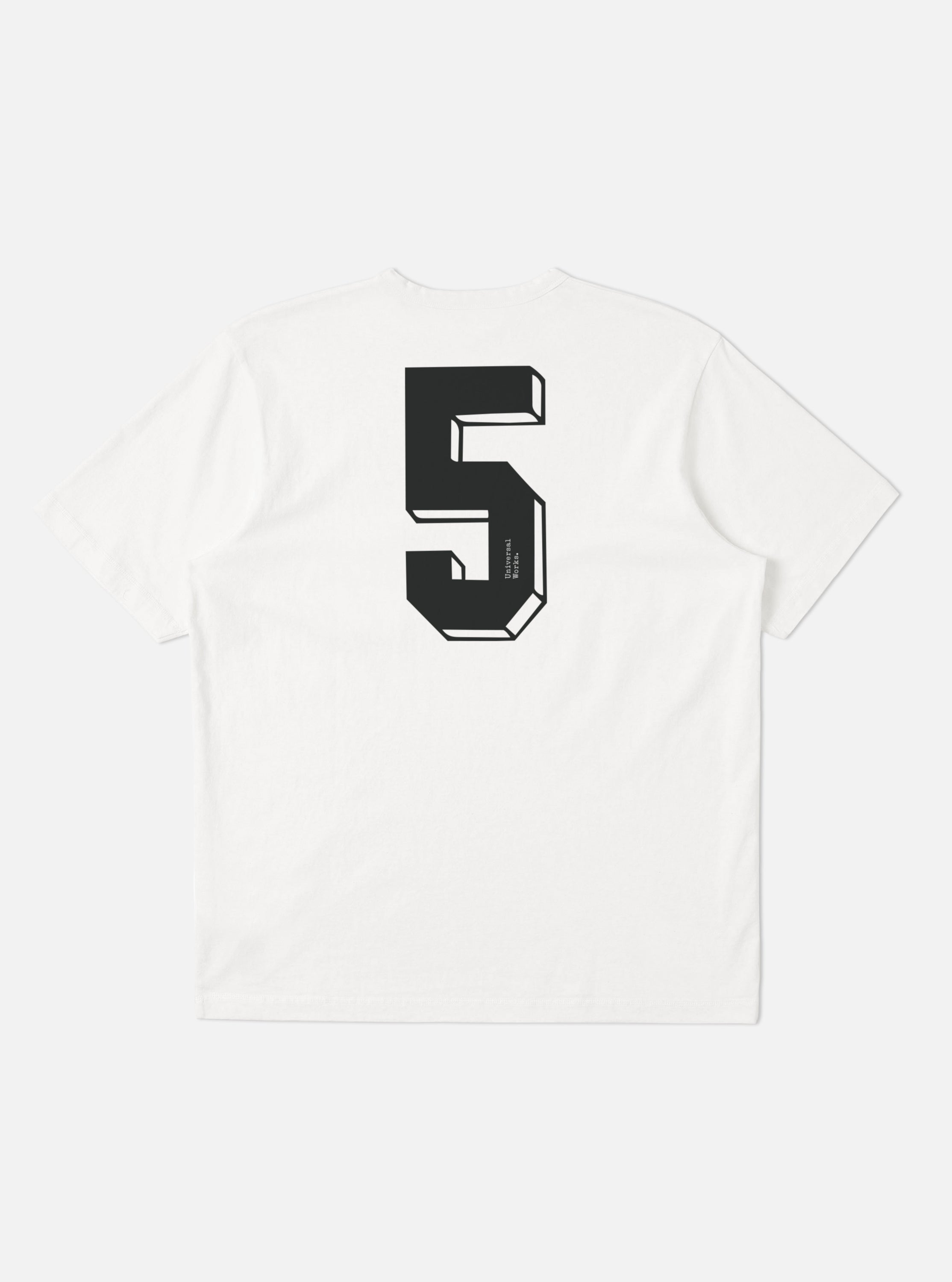 シャツ Surepeme Football Tee White L White Single Jersey Charity Football Tee – Universal Works