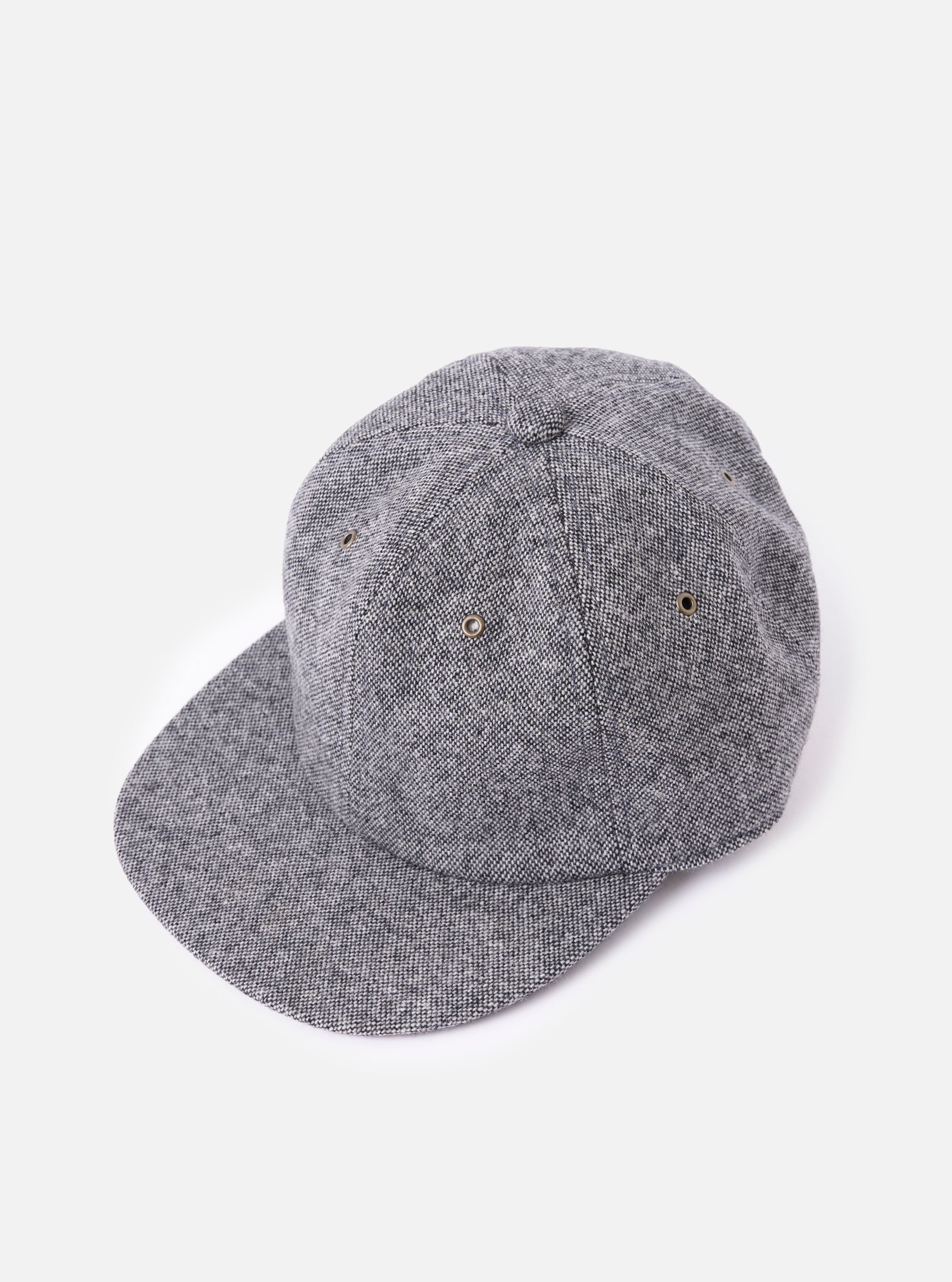 cableami® Black/White Recycled Tweed Cap – Universal Works