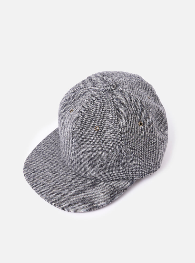 cableami® Black/White Recycled Tweed Cap