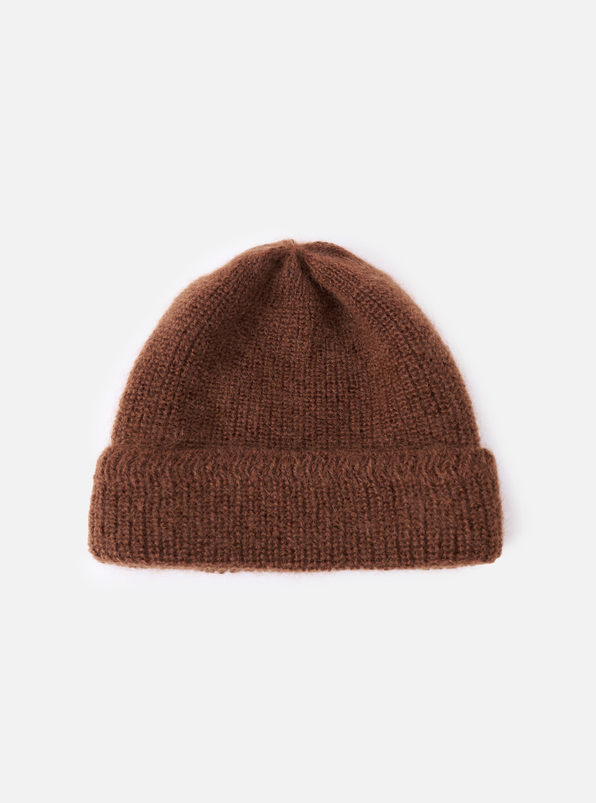 cableami® Brown Mohair Watch Cap