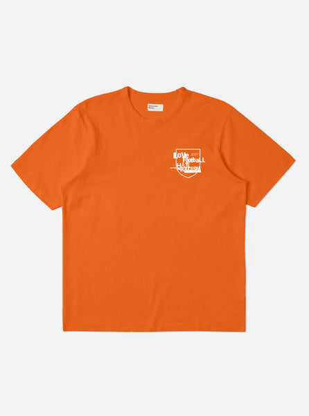 Truceユニホームシャツ Orange Single Jersey Charity Football Tee – Universal Works