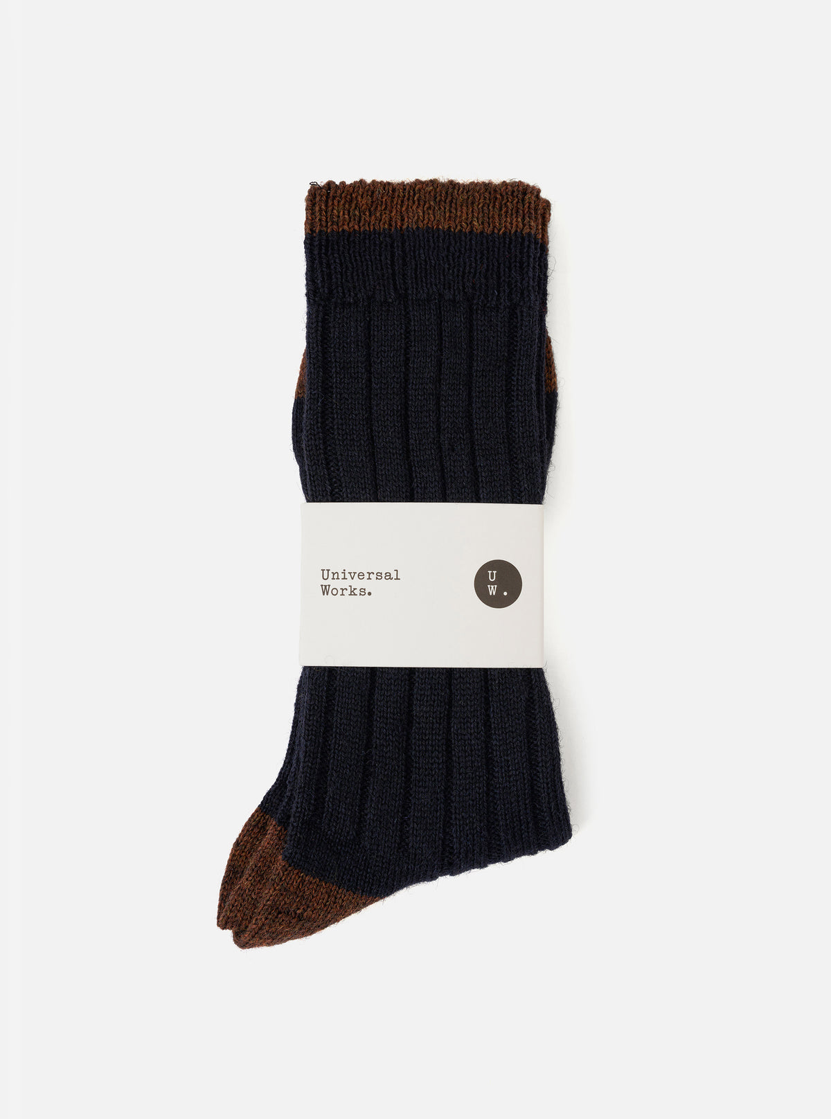 Navy Wool Hike Sock