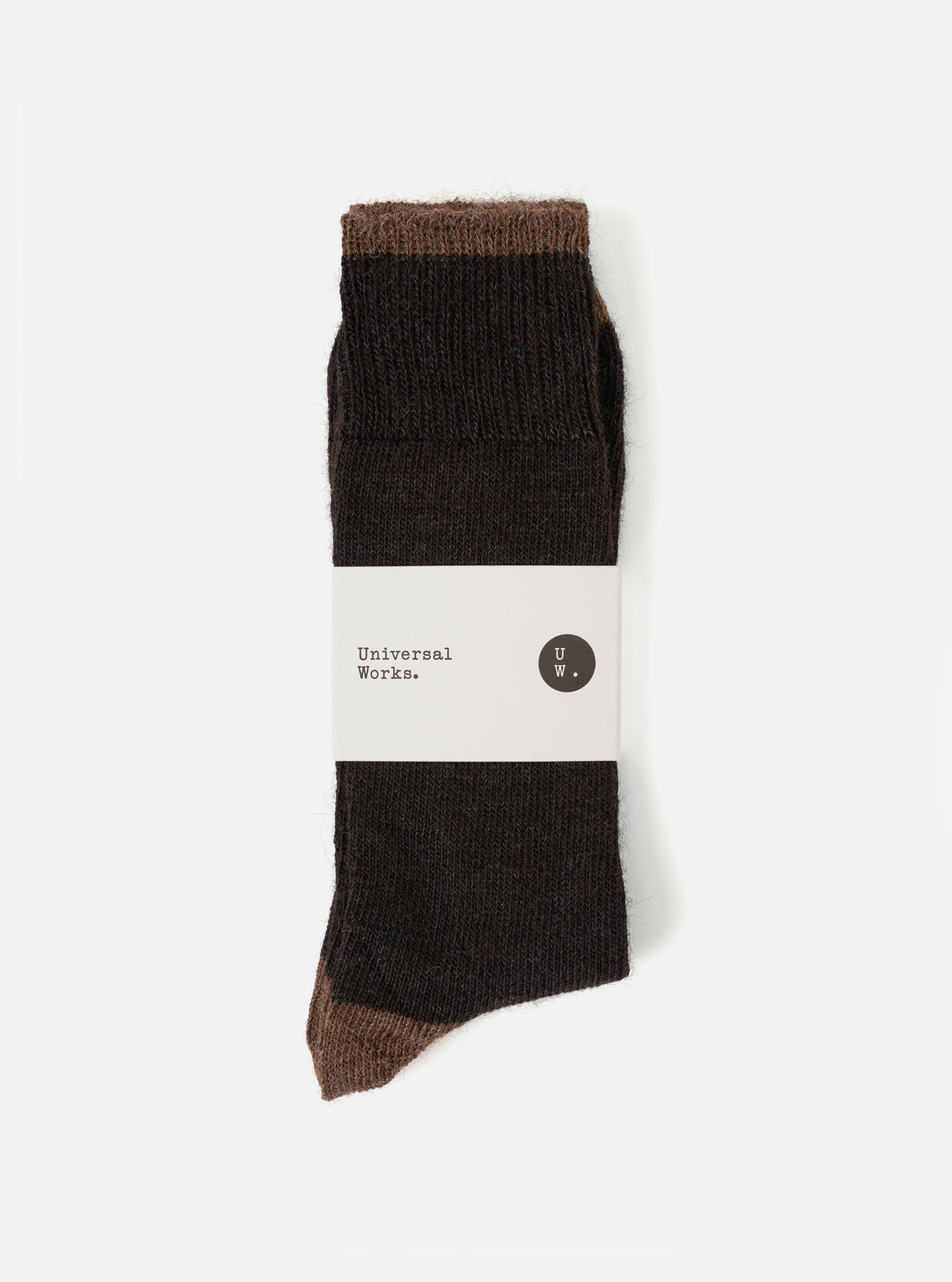 Charcoal Alpaca Wool Alpaca Sock