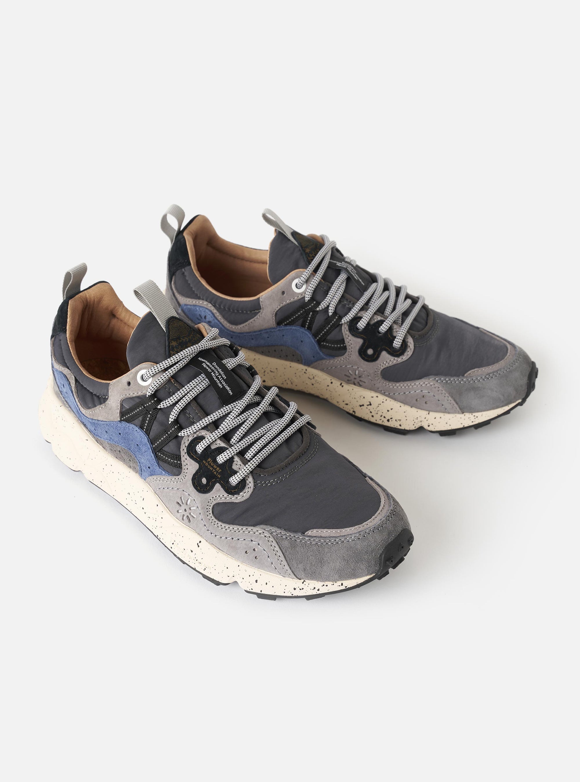 Flower Mountain Dark Grey/Grey/Navy Suede/Nylon Yamano 3 Man