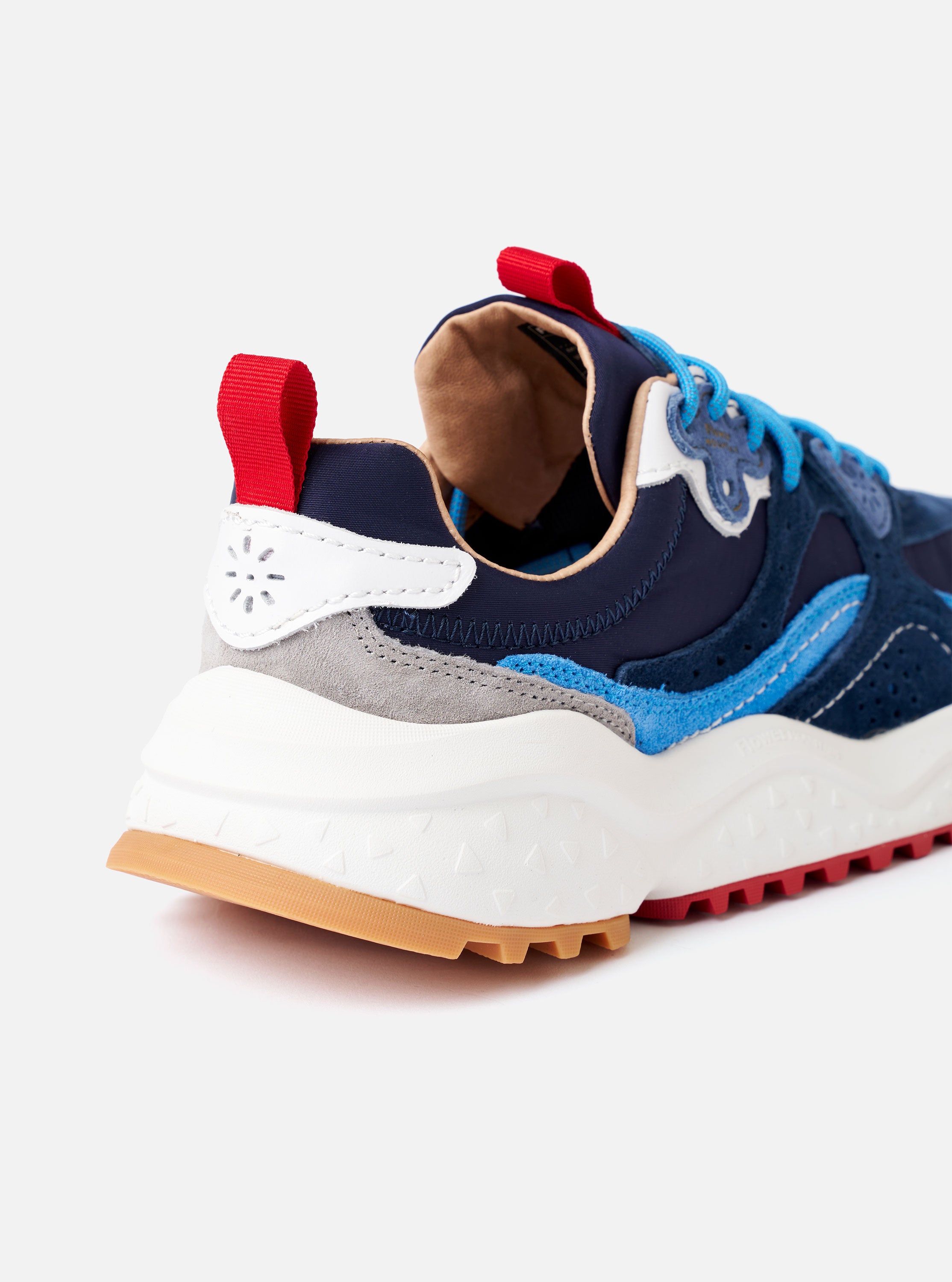 Flower Mountain Navy/Azure Suede/Nylon Wave Man – Universal Works