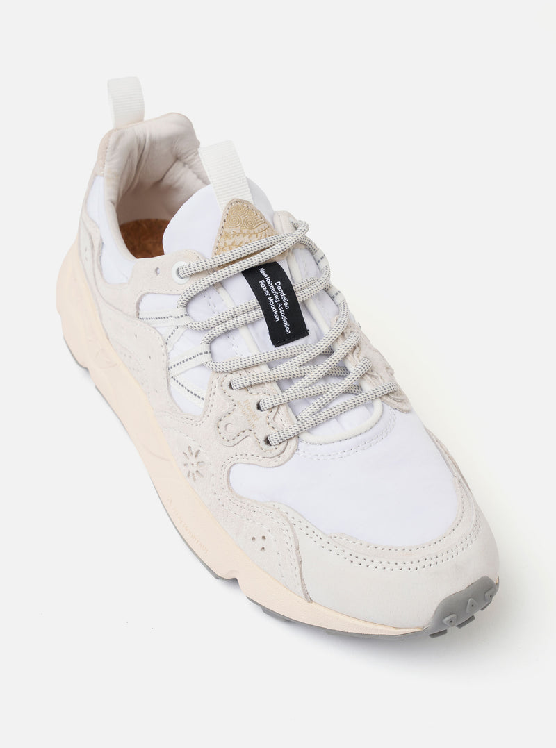 Flower Mountain White/Off White Suede/Nylon Yamano 3 Uni