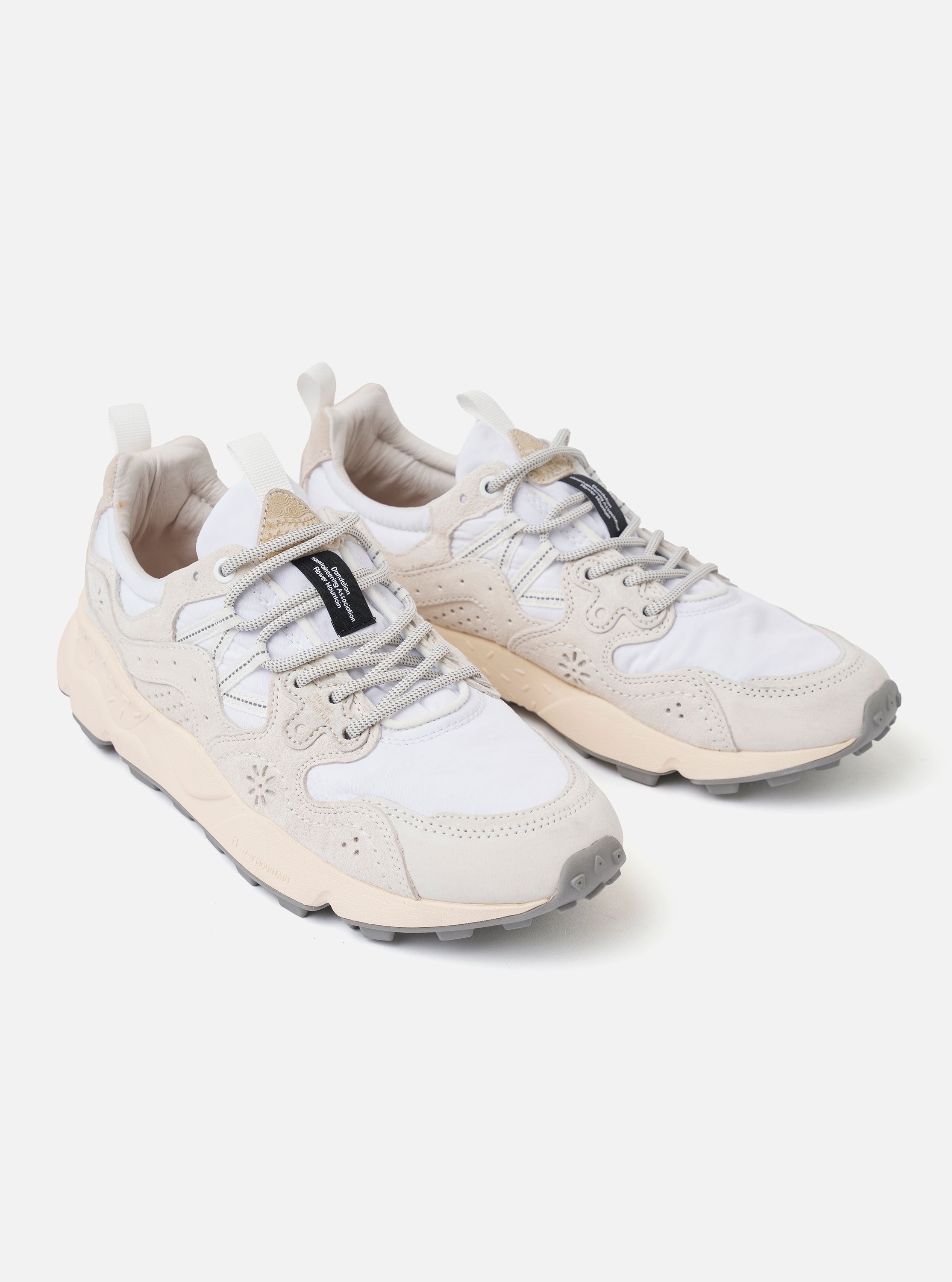 Flower Mountain White/Off White Suede/Nylon Yamano 3 Uni