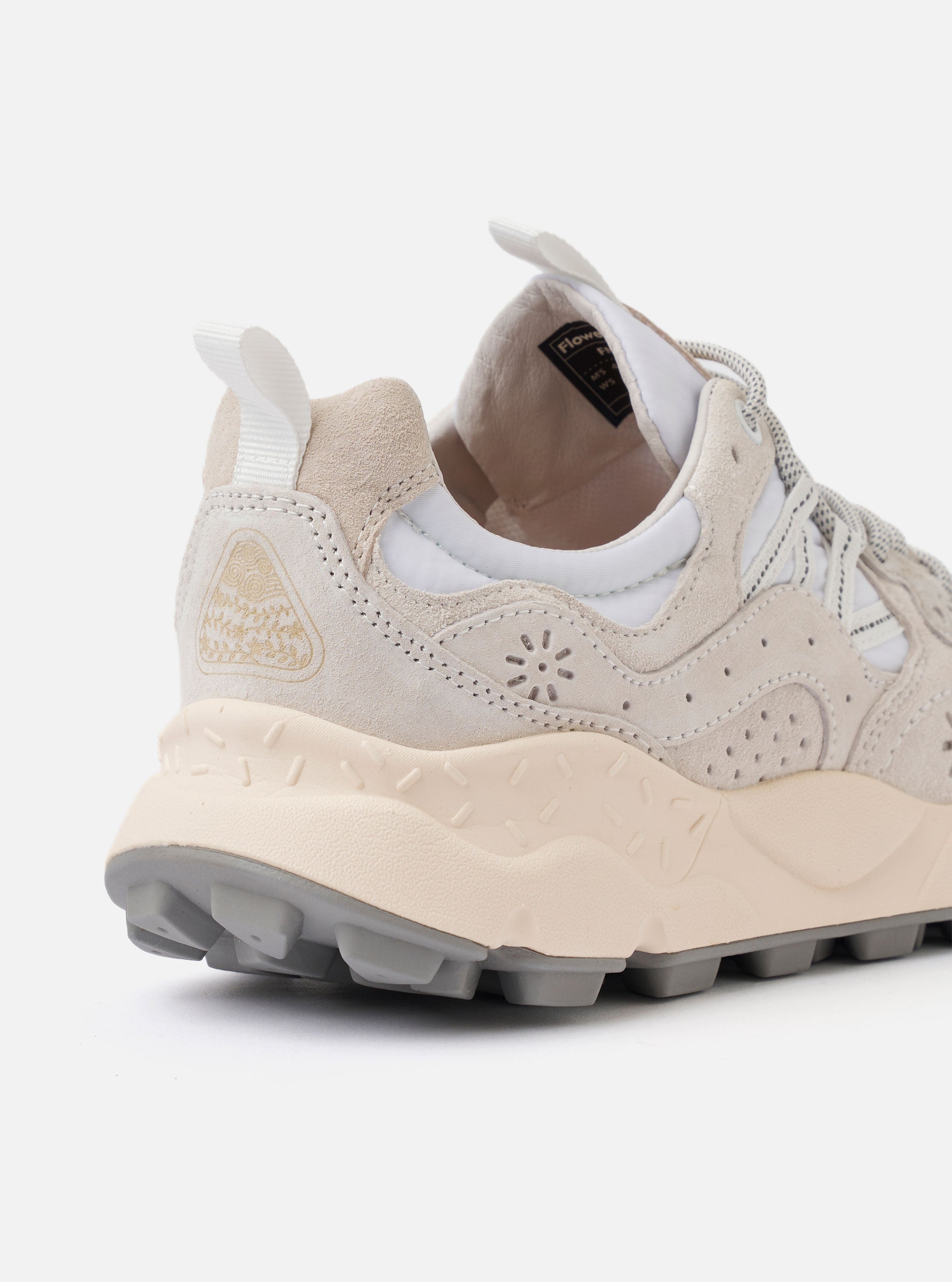 Flower Mountain White/Off White Suede/Nylon Yamano 3 Uni