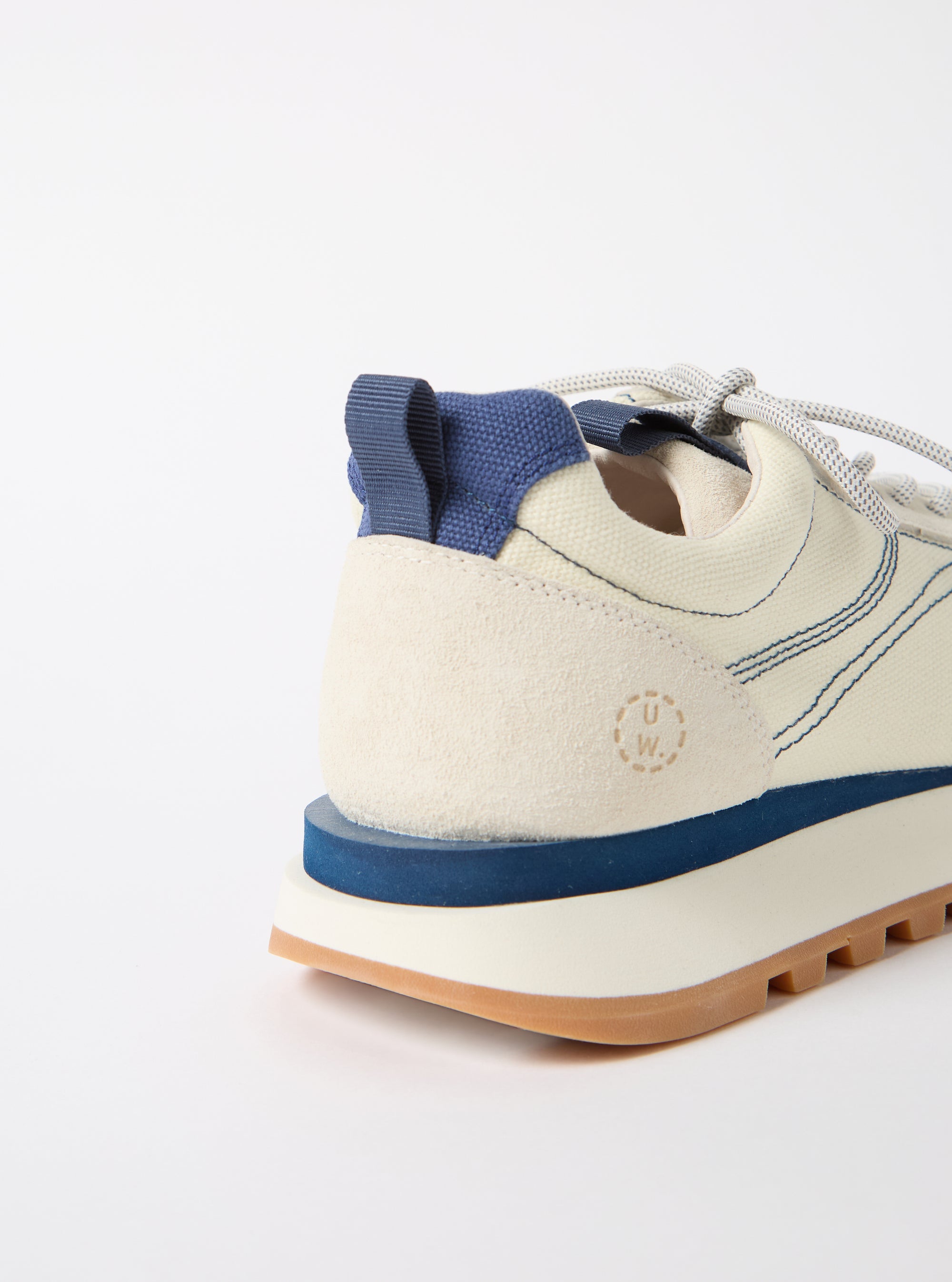 Flower Mountain x Universal Works Ecru/Light Brown Suede/Cotton Canvas Asuka