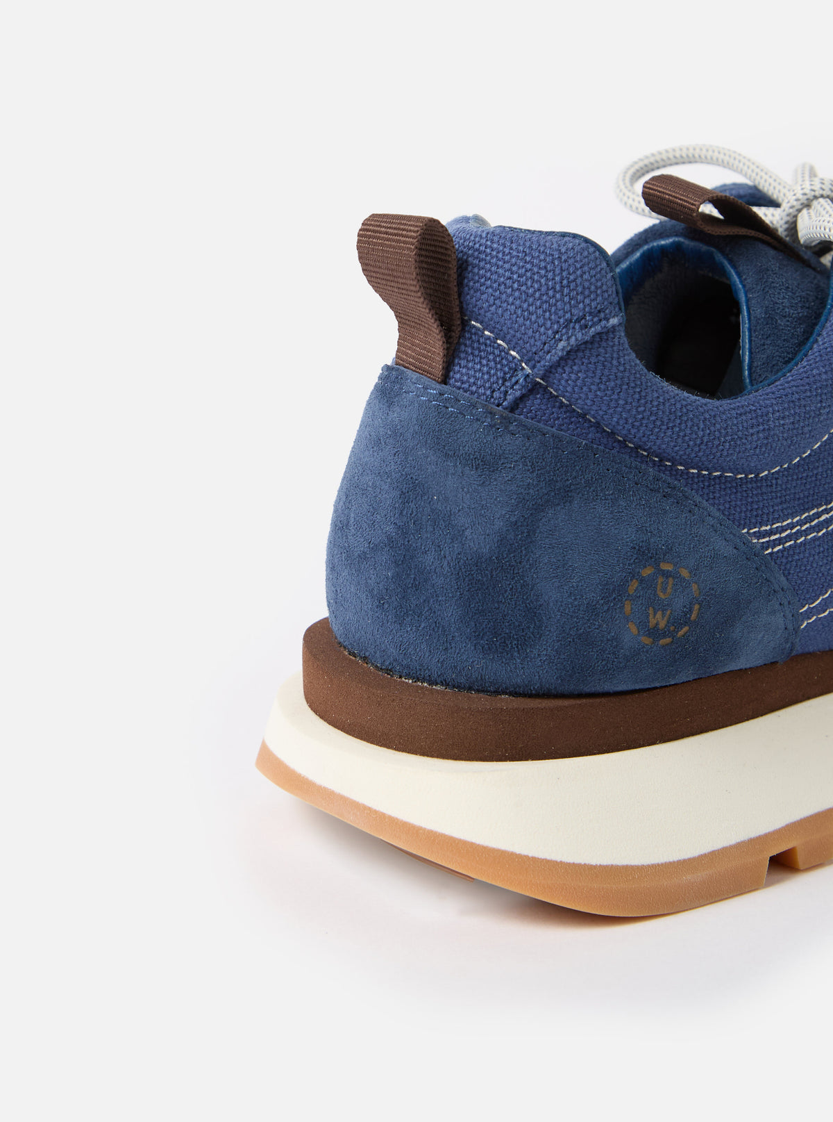 Flower Mountain x Universal Works Navy/Brown Suede/Cotton Canvas Asuka