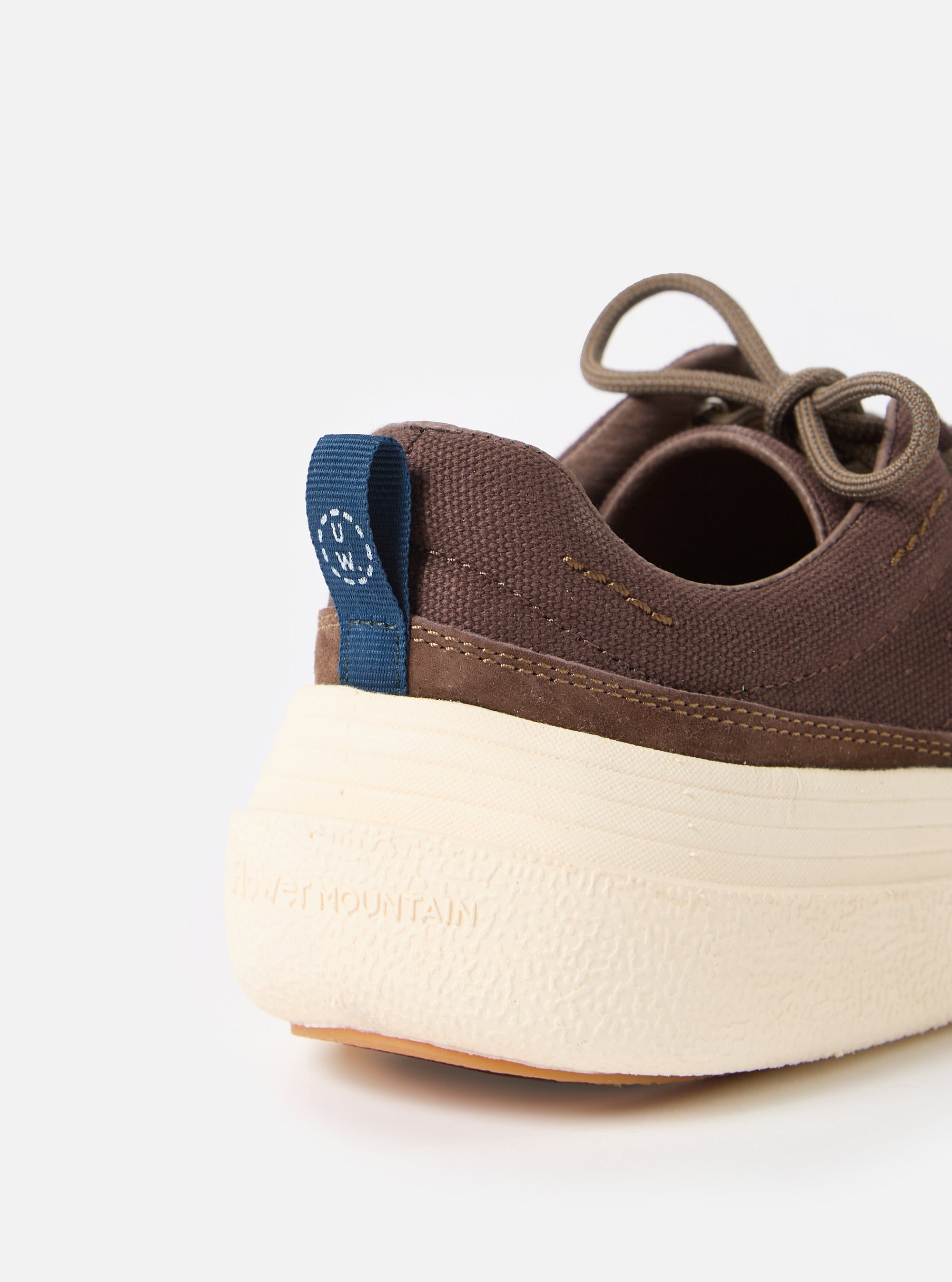 Flower Mountain x Universal Works Brown/Navy Suede/Cotton Canvas Fami