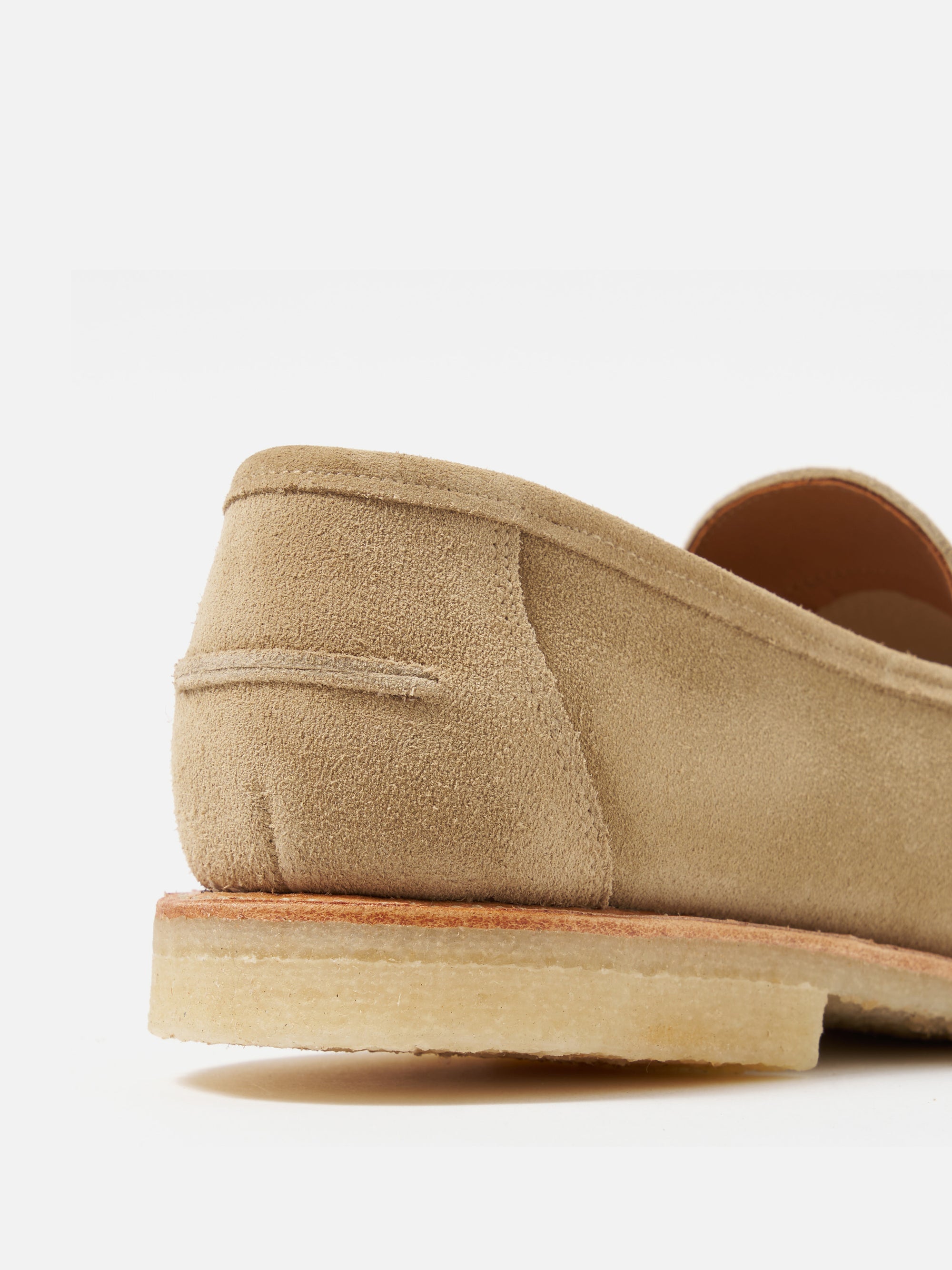 Sanders for Universal Works Milkshake Suede Edwin Loafer