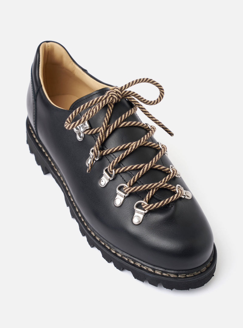 Paraboot Black Leather Clusaz Jannu