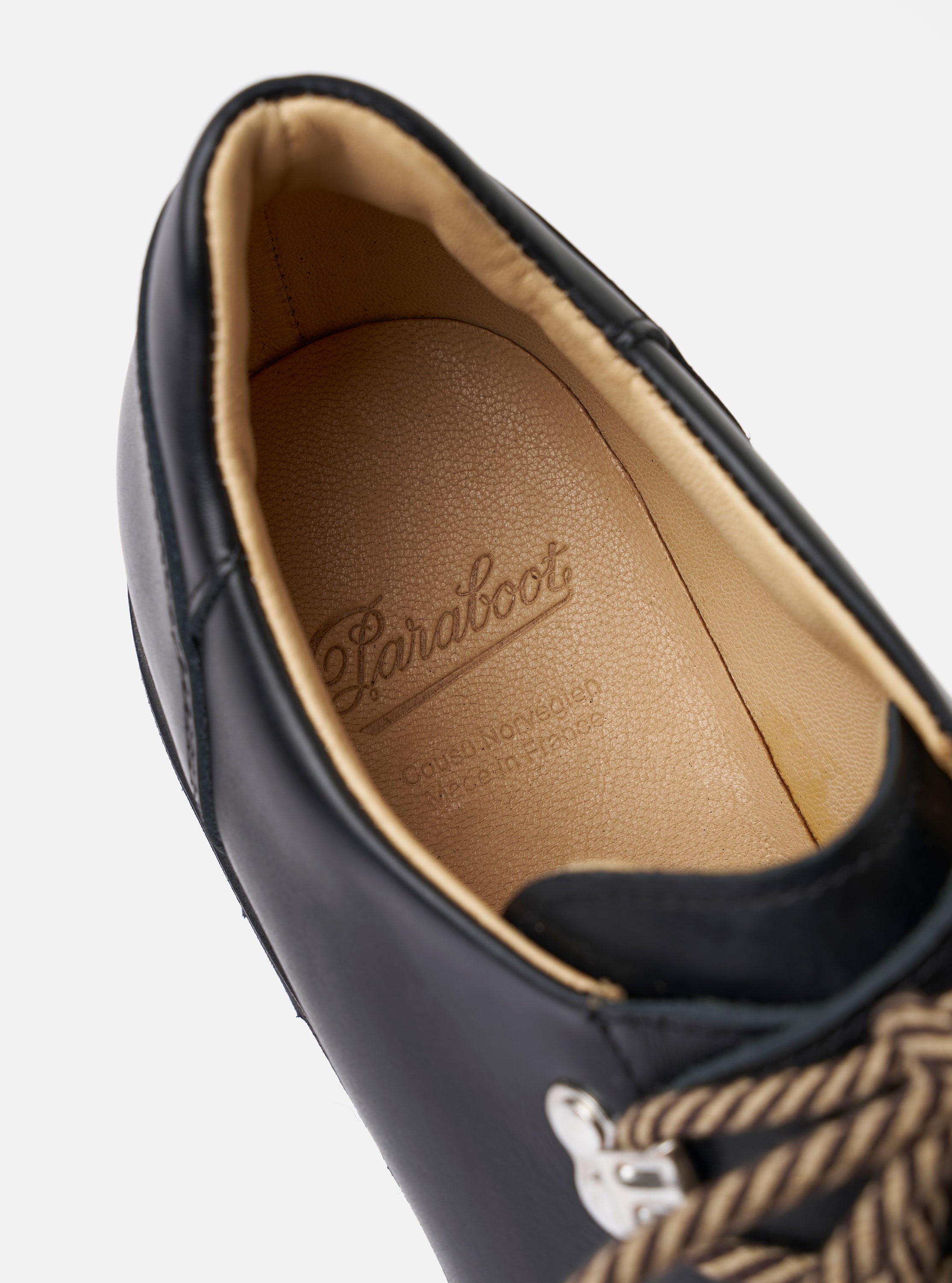 Paraboot Black Leather Clusaz Jannu – Universal Works